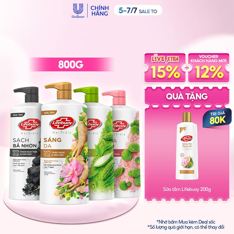 [🆕🇻🇳] Bánh Tiêu’s Closet – Chuyên order quần áo trẻ em,phụ kiện trẻ em và gia đình 😎❤️️⭐️ SA_Le  Sữa Tắm Lifebuoy 800gr Detox Và Sạch Sâu Khỏi Bụi Mịn Pm2.5 Detox 100% Từ Thiên Nhiên Diệt Khuẩn chỉ từ 163kkkk
, shares-0✔️ , likes-2❤️️ , date-2024-07-04 18:11:28🇻🇳🇻🇳🇻🇳📰🆕