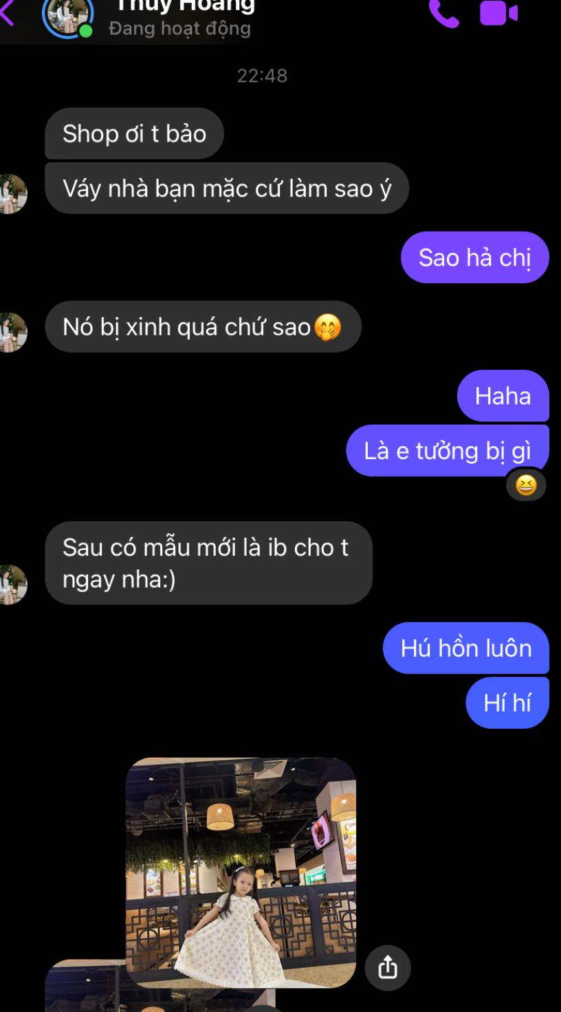 [🆕🇻🇳] Cheli Kid 🌷 – Thời trang thiết kế dành riêng cho các bé yêu 😍  🧑‍🧒❤️️👶⭐️ Fback khách nhí của Cheli ạ.
𝑮𝒂̂́𝒖 & 𝑳𝒊𝒍𝒚 𝒅𝒓𝒆𝒔𝒔
, shares-0✔️ , likes-39❤️️ , date-2024-07-07 04:34:42🇻🇳🇻🇳🇻🇳📰🆕