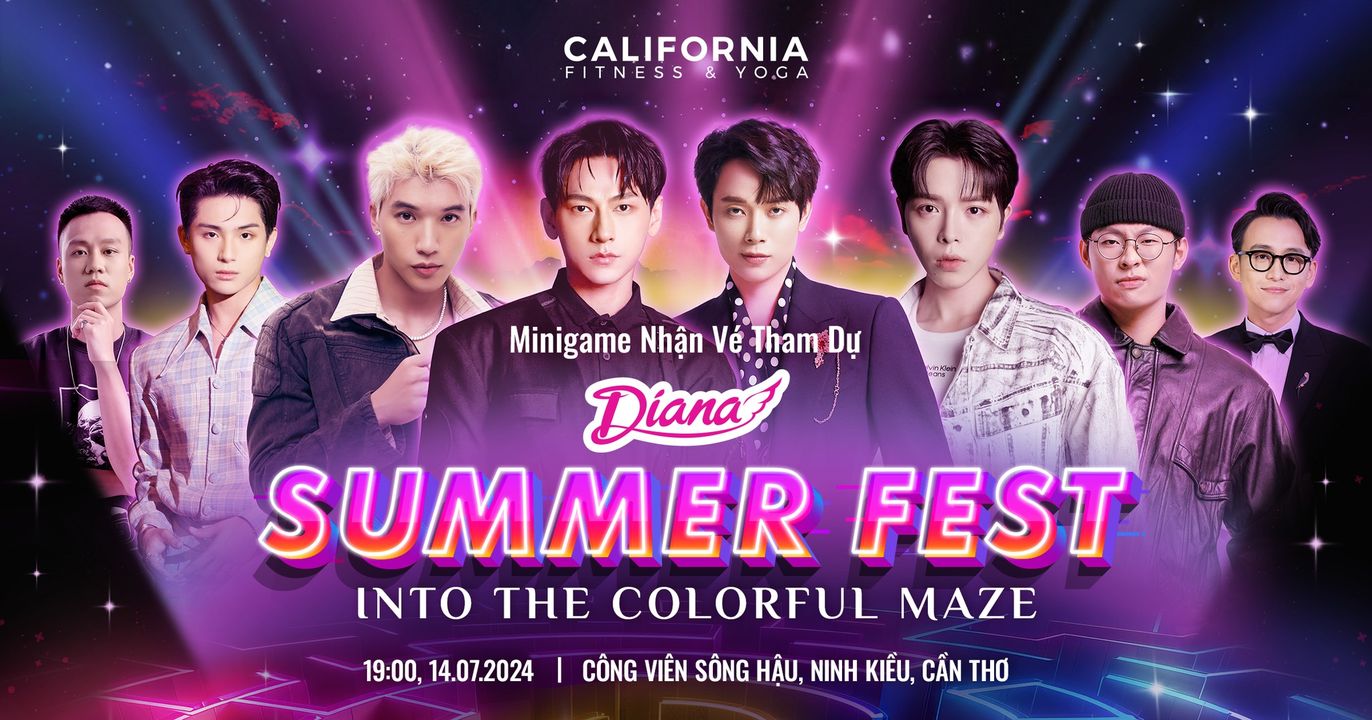 [🚴‍♂️🇻🇳] California Fitness & Yoga Centers Vietnam 🧘‍♀️ Top1Fitness 💪 – California x Diana: SỞ HỮU NGAY CẶP VÉ ĐẠI NHẠC HỘI DIANA SUMMER FEST 💗



LẦN  …