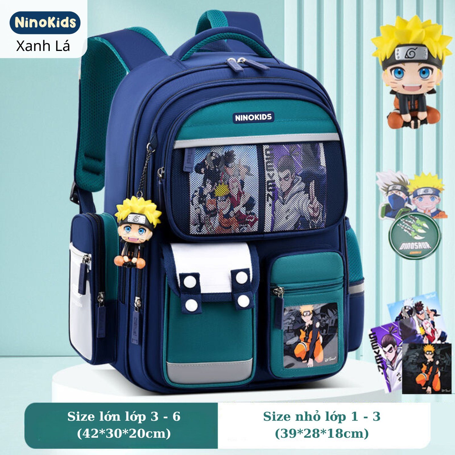 [🆕🇻🇳] NinoKids – Chuyên các dòng sản phẩm dành cho bé trai, phong cách hiện đại 🧑‍🧒❤️️👶⭐️  Quà tặng năm học mới cho bé trai lớp 1 – 6
Balo chống gù Naruto, ưu đãi tặng kèm móc khoá + sticker, balo thiết kế đệm lưng êm ái, dải phản quang ban đêm , shares-6✔️ , likes-130❤️️ , date-2024-07-09 18:34:50🇻🇳🇻🇳🇻🇳📰🆕