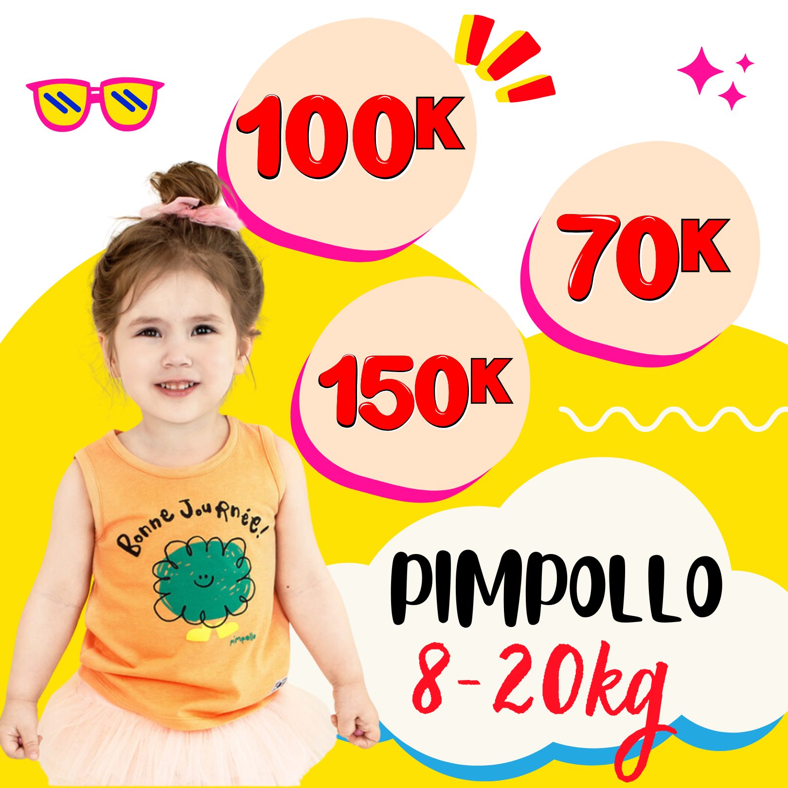 [🆕🇻🇳] Quần Áo Trẻ Em Hàn Quốc Mom & Baby  🧑‍🧒❤️️👶⭐️ Thương hiệu Pimpollo cho bé từ 𝟖-𝟐𝟎𝐤𝐠
XẢ KHO ĐỒNG GIÁ TẤT CẢ 70K – 100K – 150K
– Quần áo nhập khẩu trực tiếp từ Hàn Quốc
– Mẫu mã đa dạng, chất liệu cotton , shares-0✔️ , likes-7❤️️ , date-2024-07-09 16:01:57🇻🇳🇻🇳🇻🇳📰🆕