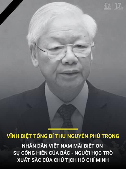 [👨‍🎓🇻🇳] Hocmai.vn Tiểu học 👨‍🎓 Top1Learn 👩‍🎓 – VĨNH BIỆT TỔNG BÍ THƯ NGUYỄN PHÚ TRỌNG 

🇻🇳 Nhân dân Việt Nam mãi biết ơn …