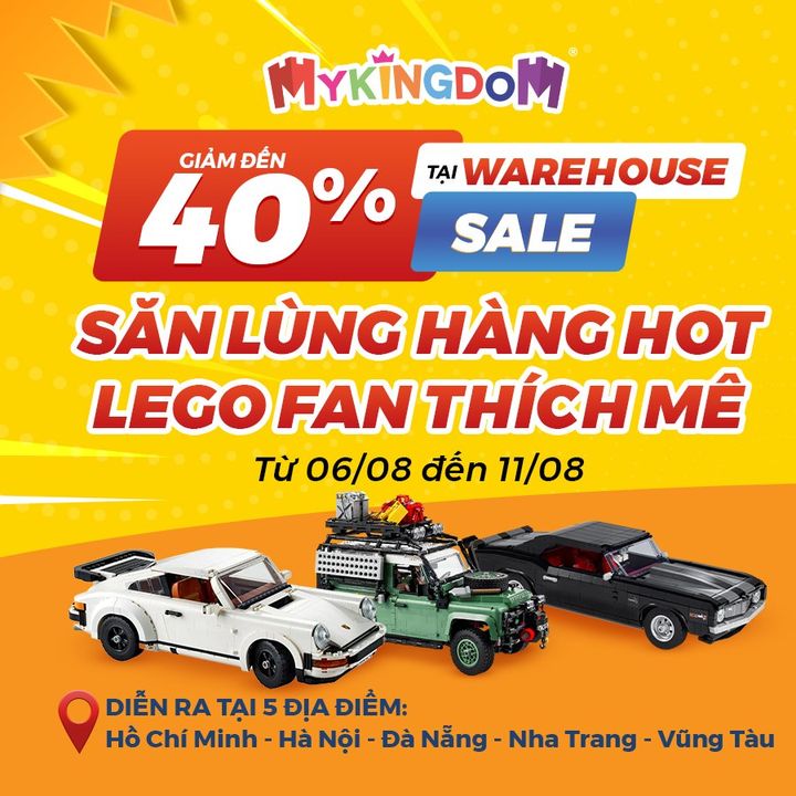 [🧸️🇻🇳] Mykingdom – Đồ Chơi Chính Hãng – An Toàn Cho Bé – Giá Tốt Cho Mẹ 🛴Top1Toys 🧸️ – [WAREHOUSE SALE 2024] LEGO CHO MỌI LỨA TUỔI! 🧩#LEGO_FAN chắc chắn không thể b …