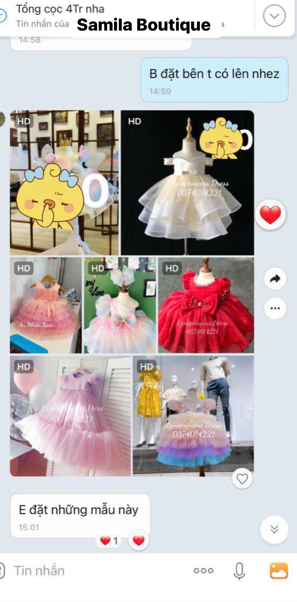 [🆕🇻🇳] Samila Boutique- Cho thuê váy công chúa cho bé 🧑‍🧒❤️️👶⭐️ Trả đơn sỉ khách yêu. Trung thu sắp đến khách tranh thủ lên đơn kịp bán lễ nha  0335412669 (imess/zalo)
, shares-1✔️ , likes-0❤️️ , date-2024-07-16 21:56:42🇻🇳🇻🇳🇻🇳📰🆕