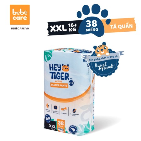 [🛒🇻🇳]Tã Quần Hey Tiger Size XXL 38 Miếng (Trên 16 Kg) – , SKU – 71 – heytiger.vn 🇻🇳🛒Top1Shop🛒 🇻🇳Top1Vietnam🇻🇳 🛍🛒🇻🇳