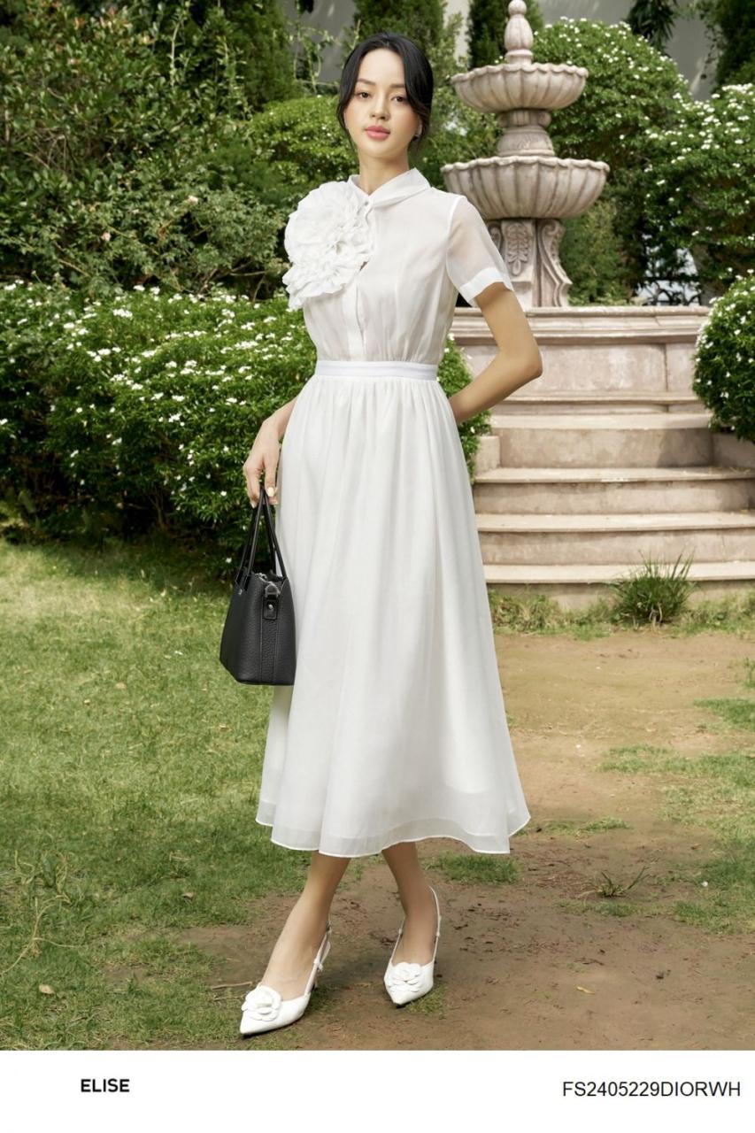 [🛒🇻🇳]ĐẦM TƠ TRẮNG CUỐN HOA BÈO – , SKU – FS2405229DIORWH – elise.vn 🇻🇳🛒Top1Shop🛒 🇻🇳Top1Vietnam🇻🇳 🛍🛒🇻🇳