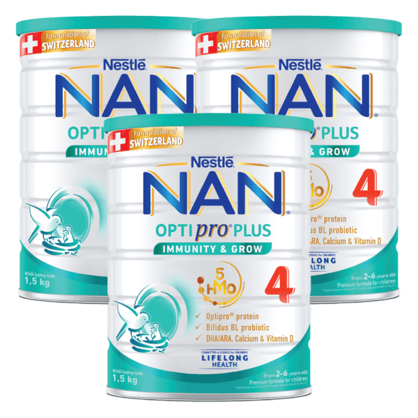[🛒🇻🇳]Combo 3 Sữa Nan Optipro PLUS 4 1.5kg, với 5HMO, Công thức từ Thụy Sĩ (2-6 tuổi) – Nestle NAN Optipro PLUS , SKU – 2485000000005 – concung.com 🇻🇳🛒Top1Shop🛒 🇻🇳Top1Vietnam🇻🇳 🛍🛒🇻🇳