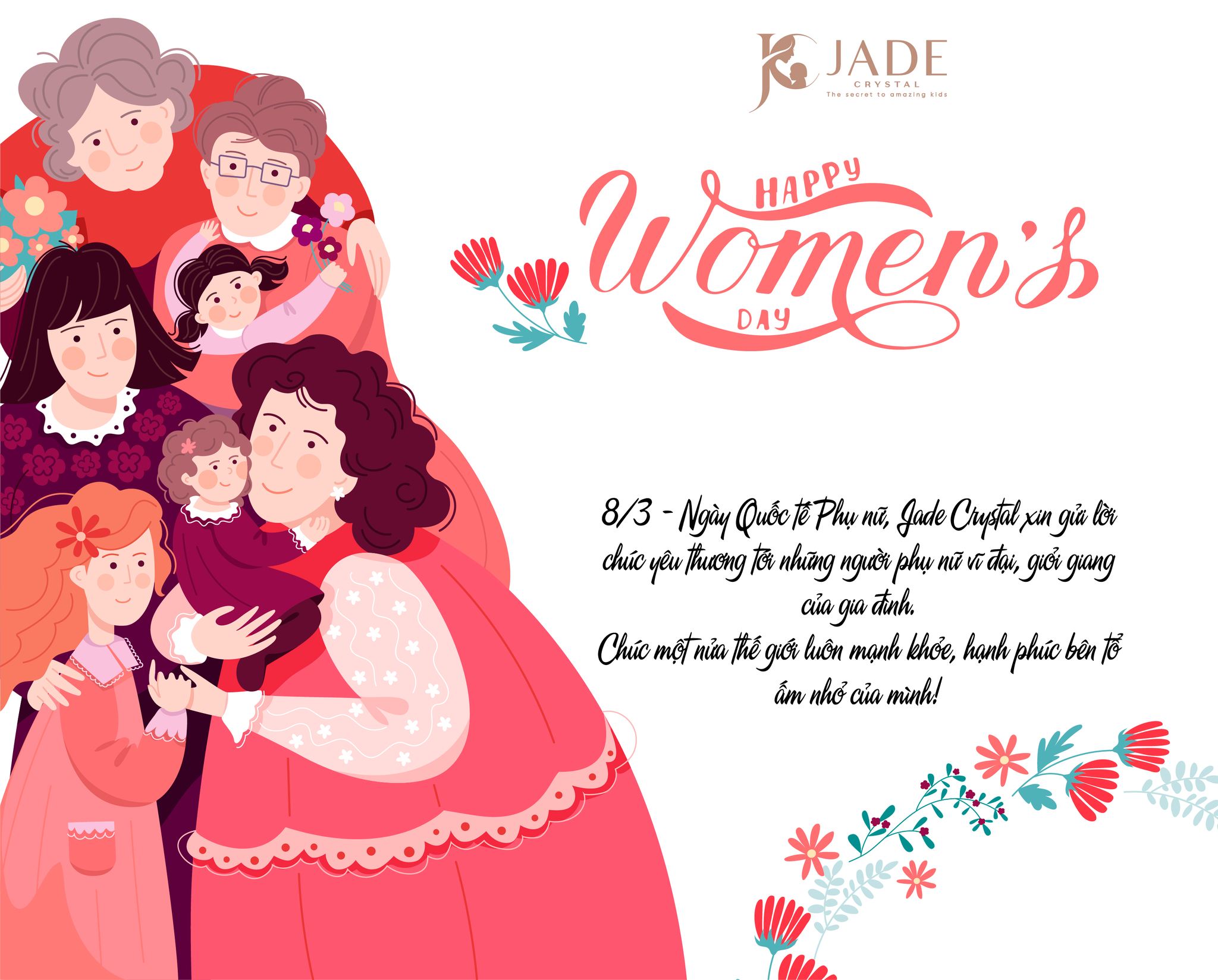 [🆕🇻🇳] Jade Crystal – Life Style – 𝐓𝐇𝐄 𝐒𝐄𝐂𝐑𝐄𝐓 𝐓𝐎 𝐀𝐌𝐀𝐙𝐈𝐍𝐆 𝐊𝐈𝐃𝐒 😎❤️️⭐️ 𝐇𝐀𝐏𝐏𝐘 𝐖𝐎𝐌𝐄𝐍’𝐒 𝐃𝐀𝐘 𝟖.𝟑08.03 – Ngày Quốc tế Phụ nữ
Jade Crystal xin gửi lời chúc yêu thương tới những người phụ nữ vĩ đại, giỏi giang của gia đìnhChúc , shares-0✔️ , likes-2❤️️ , date-2024-03-07 17:02:20🇻🇳🇻🇳🇻🇳📰🆕