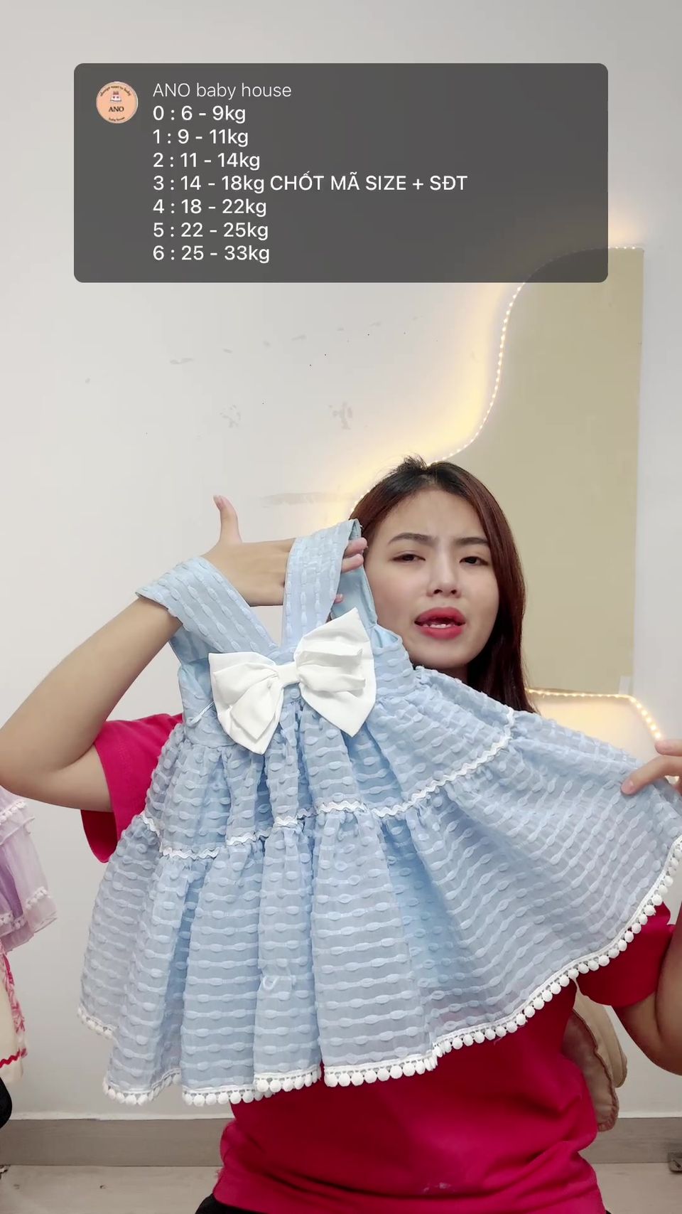 [🆕🇻🇳] ANO baby house- Chuyên đầm trẻ em thiết kế với chất liệu cao cấp 🧑‍🧒❤️️👶⭐️ sale đồng giá 149k 149k
, shares-6✔️ , likes-85❤️️ , date-2024-05-16 20:04:27🇻🇳🇻🇳🇻🇳📰🆕