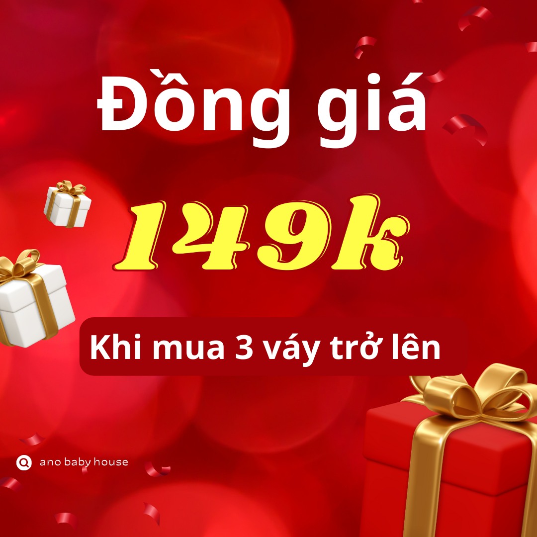 [🆕🇻🇳] ANO baby house- Chuyên đầm trẻ em thiết kế với chất liệu cao cấp 🧑‍🧒❤️️👶⭐️ sale giật mình khi mua 3 váy , đồng giá 149k
__________________________
•𝐤𝐢́𝐜𝐡 𝐭𝐡𝐮̛𝐨̛́𝐜 𝐭𝐮̛̀ 𝟎-𝟑𝟐 𝐤𝐲́, 𝐝𝐚̉𝐦 𝐛𝐚̉𝐨 𝐩𝐡𝐮̀ 𝐡𝐨̛̣𝐩 𝐜𝐡𝐨 𝐭𝐚̂́𝐭 𝐜𝐚̉ 𝐜𝐚́𝐜 𝐛𝐞́ 𝐭𝐮̛̀ 𝐧𝐡𝐨 , shares-1✔️ , likes-35❤️️ , date-2024-05-16 22:15:21🇻🇳🇻🇳🇻🇳📰🆕