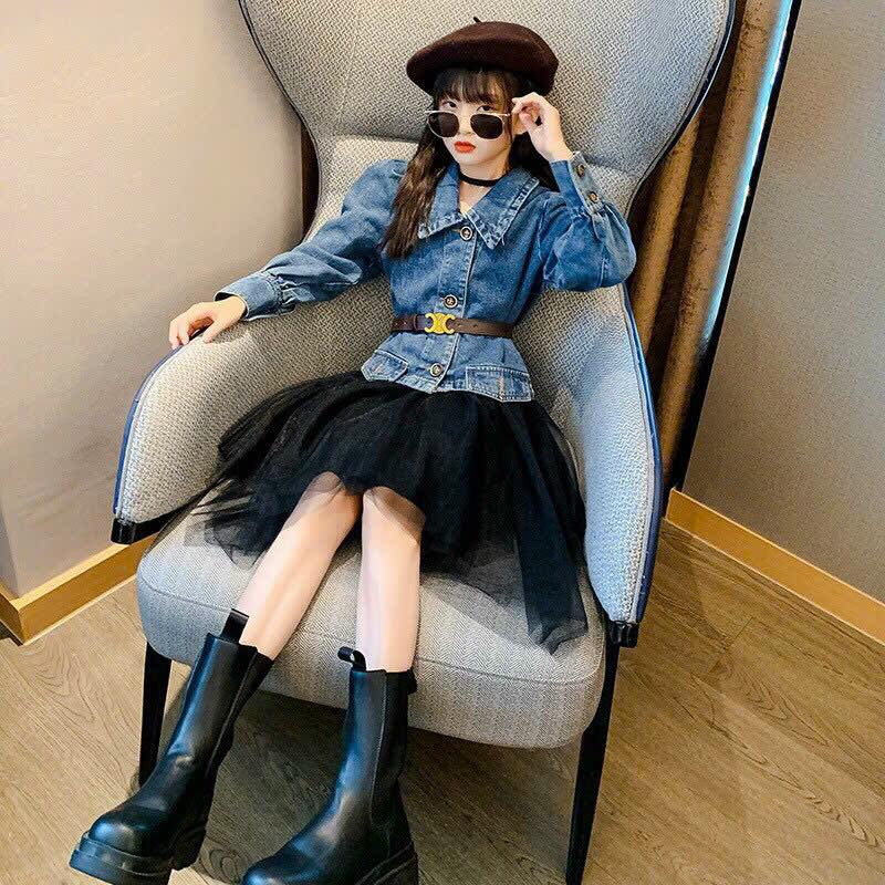 [🆕🇻🇳] BABY SHOP – thời trang trẻ em – Shop chuyên bán buôn, bán lẻ quần áo, giầy dép, phụ kiện trẻ em 🧑‍🧒❤️️👶⭐️ SET ĐẦM BÉ GÁI
Áo jean phối chân váy voan kèm dây lưng da sang chảnh
Size:120-170(20-48kg)
Giá:450.000
, shares-0✔️ , likes-1❤️️ , date-2024-04-22 13:07:11🇻🇳🇻🇳🇻🇳📰🆕