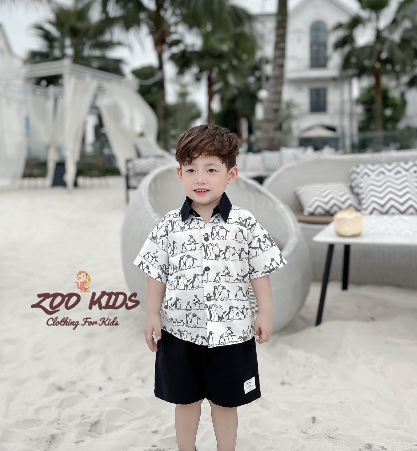 [🆕🇻🇳] ZOO KIDS 🧑‍🧒❤️️👶⭐️  Siêu đáng yêu và dễ thương với outfit set sơ mi chim cánh cụt đi chơi, đi du lịch
Chất liệu áo sơ mi linen mềm thoáng mát và thấm hút mồ hôi. Mix kèm quầ , shares-1✔️ , likes-8❤️️ , date-2024-04-24 14:08:49🇻🇳🇻🇳🇻🇳📰🆕