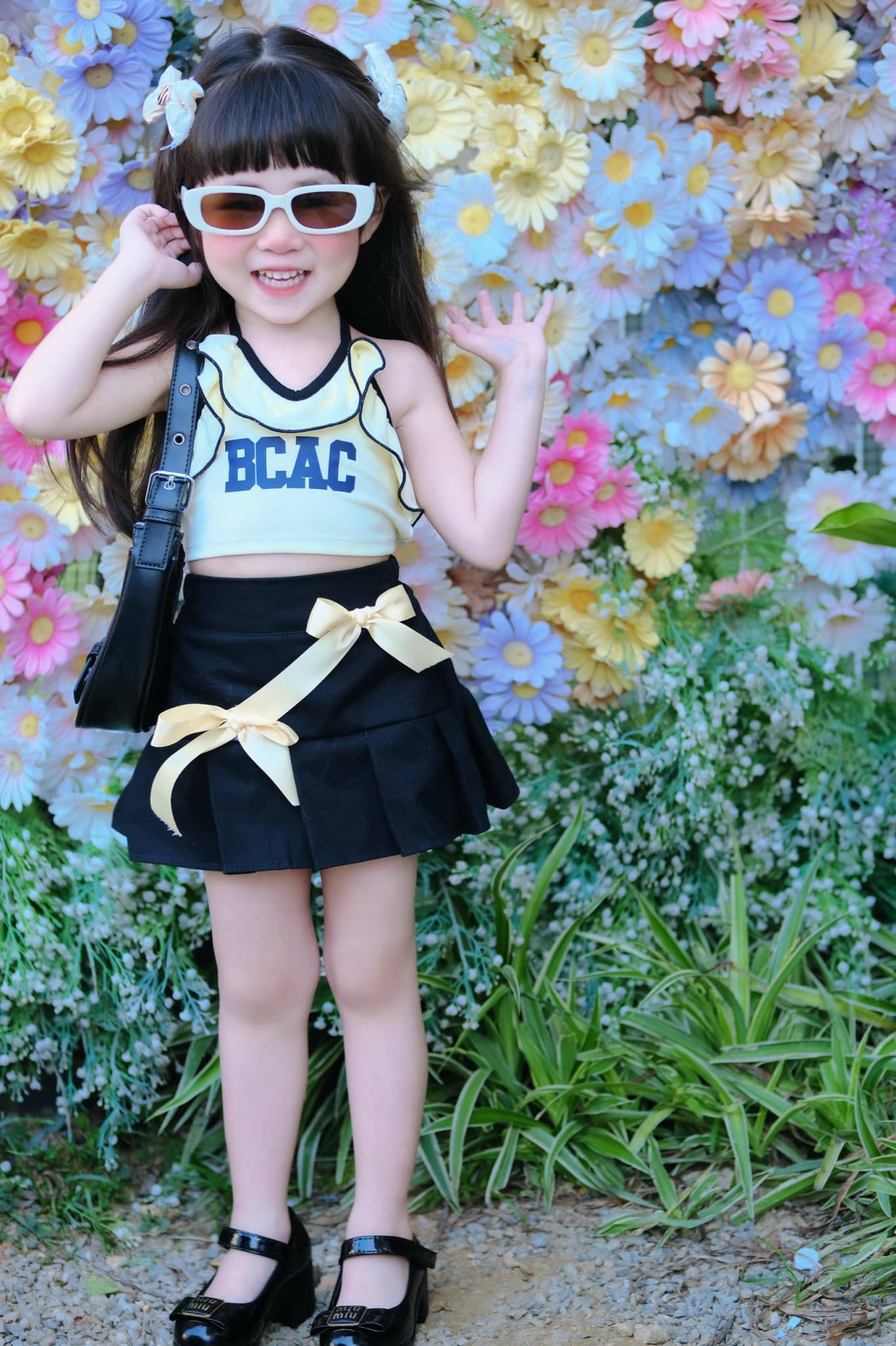 [🆕🇻🇳]  XOÀI BABY – Chuyên quần áo trẻ em Quảng Châu 🧑‍🧒❤️️👶⭐️ Set áo BCAC kèm chân váy xếp ly nơ vàng có lót quần xịn xò. #145K  Bảng sz kham khảo:
Size 80: 8-10kg
Size 90: 11-13kg
Size 100: 13-15kg
Size 110: 15 , shares-0✔️ , likes-15❤️️ , date-2024-04-26 14:02:27🇻🇳🇻🇳🇻🇳📰🆕