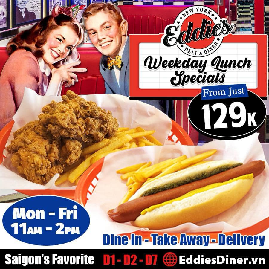 [🆕🇻🇳] Eddies D1 Diner – Eddie’s District 1 serves Authentically American Cuisine in our Original 1950’s Style Diner 🍔 Top1Food  🍜  Dive into deliciousness without breaking the bank! 

From hotdogs to grilled cheese sandwiches and beyond, Eddies offers an extensive range of options to  , shares-1✔️ , likes-49❤️️ , date-2024-05-05 12:10:59🇻🇳🇻🇳🇻🇳📰🆕