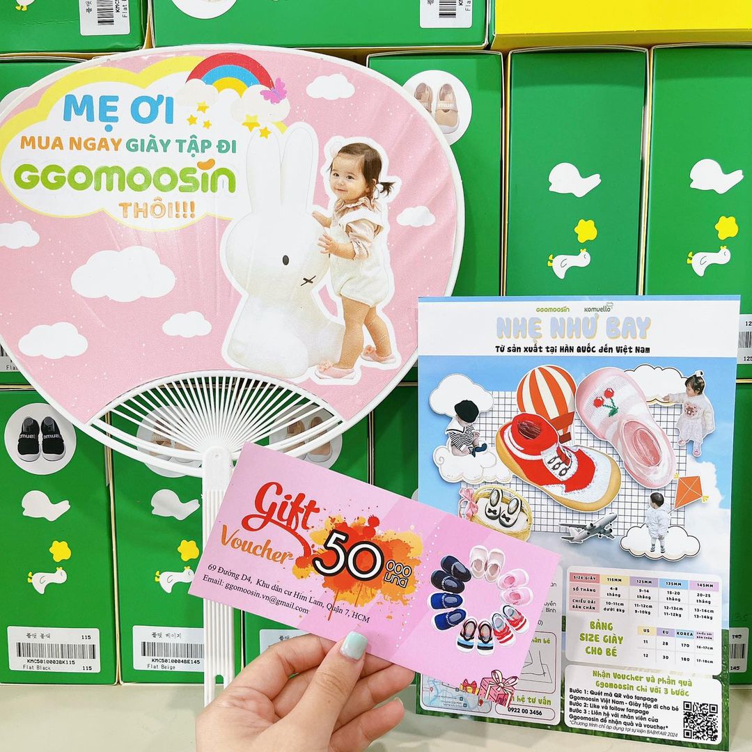 [🆕🇻🇳] Ggomoosin Việt Nam – Giày Tập Đi Cho Bé Cưng 🧑‍🧒❤️️👶⭐️ Quà Tặng 1/6 Cho Các Bé Tại Hội Chợ Baby Fair Tại Hồ Chí Minh
Chỉ còn 2 ngày thôi, Mom nào đi hội chợ nhớ Kiếm Sin nhaSỰ KIỆN LỚN NHẤT NGÀNH HÀNG MẸ & B , shares-0✔️ , likes-14❤️️ , date-2024-05-31 13:34:30🇻🇳🇻🇳🇻🇳📰🆕