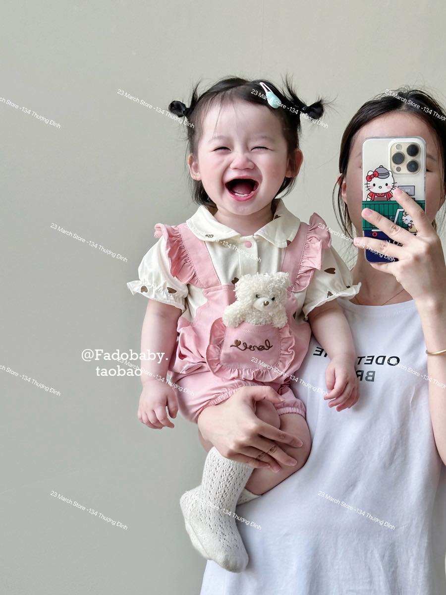 [🆕🇻🇳] 23 March Store- Thời trang trẻ em cao cấp 🧑‍🧒❤️️👶⭐️  𝗧𝘂𝘆𝗲̂̉𝗻 𝘁𝗮̣̂𝗽 𝗻𝗵𝘂̛̃𝗻𝗴 𝗺𝗮̂̃𝘂 𝗯𝗲́ 𝗴𝗮́𝗶 𝘁𝗼𝗻𝗲 𝗵𝗼̂̀𝗻𝗴 𝘀𝗶𝗲̂𝘂 𝘅𝗶𝗻𝗵
Tín đồ màu hồng đâu rồi ạ, ko thể bỏ qua những mẫu này đâu nhaa, cưng xỉu luôn ạ
Hàng QC c , shares-0✔️ , likes-0❤️️ , date-2024-06-13 17:11:43🇻🇳🇻🇳🇻🇳📰🆕