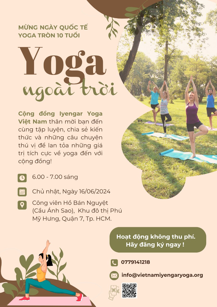 [🆕🇻🇳] YogaVietnam.vn 🧘 Top1Yoga 🤸🏻‍♀️ Hòa vào không khí sôi nổi của Ngày Quốc Tế Yoga tròn 10 tuổi (21/06/2014- 21/06/2024), Cộng đồng Vietnam Iyengar Yoga  thân mời bạn đến cùng tập luyện, chi , shares-1✔️ , likes-8❤️️ , date-2024-06-12 20:22:54🇻🇳🇻🇳🇻🇳📰🆕