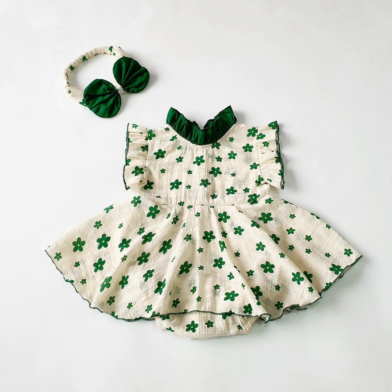 [🆕🇻🇳]  Babi Shop-Đồ thiết kế cho công chúa nhỏ của Mẹ! 🧑‍🧒❤️️👶⭐️ Set XANH mát rượi – Chất siêu MỀM
Body váy hoa xanh hottrend siêu đình đám – BB96
Với thiết kế đuôi váy độc đáo cùng phối màu cực đỉnh
Chất liệu:  , shares-2✔️ , likes-15❤️️ , date-2024-06-21 15:00:16🇻🇳🇻🇳🇻🇳📰🆕