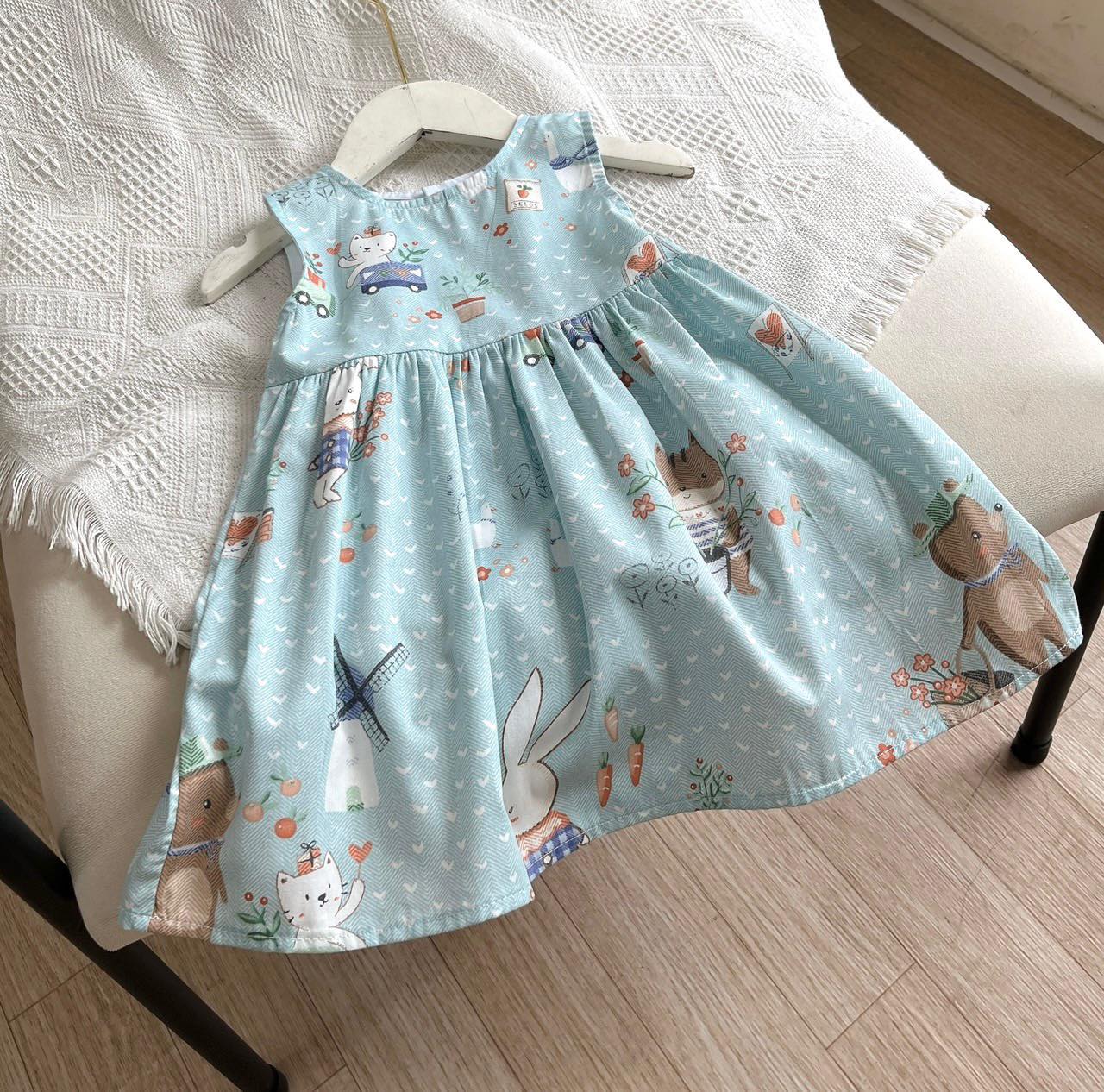 [🆕🇻🇳]  Bí Ngô baby shop – Chuyên quần áo bé gái 8-30kg (1- 9 tuổi) 😎❤️️⭐️ VÁY THỎ XANH KHOÉT LƯNG
——————-
Kiểu dáng sát nách mát mẻ, thêm phần khoét lưng cực xinh và sang chảnh luôn. Màu thỏ xanh tươi sáng, dễ thương lắm ạ. Chấ , shares-0✔️ , likes-0❤️️ , date-2024-06-25 15:00:55🇻🇳🇻🇳🇻🇳📰🆕