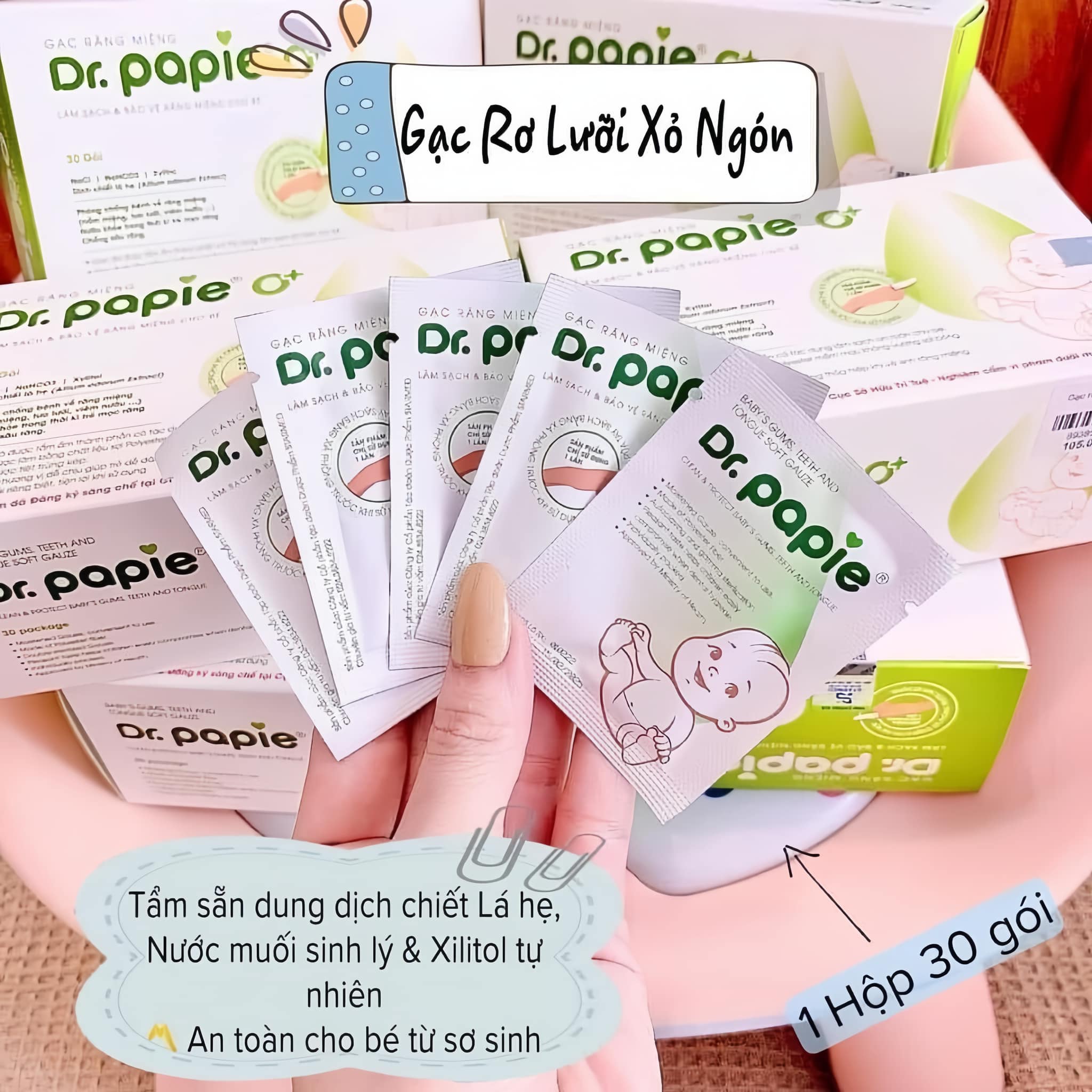 [🆕🇻🇳] Chuyên Đồ Dùng Cho Mẹ & Bé – Hi Baby & MOM – TRỌN GÓI ĐI SINH CHO MẸ & BÉ 🧑‍🧒❤️️👶⭐️  Mùng 1 sớm mai…Mùng 2 đầu tháng
Giảm giá ngay #99k / hộp gạc rơ lưỡi #Dr_Papie không cần quảng cáo quá nhiều về em này  ạ…giá chỉ có hôm nay tranh t , shares-0✔️ , likes-0❤️️ , date-2024-06-30 17:14:51🇻🇳🇻🇳🇻🇳📰🆕