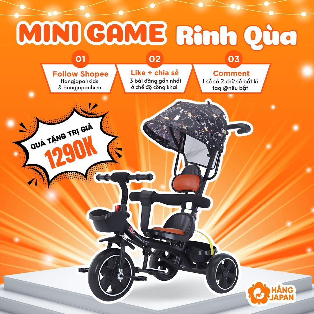 [🆕🇻🇳]  Hằng Japan – Mẹ bầu & Em bé  – Top 10 shop mẹ và bé uy tín nhất VN 🧑‍🧒❤️️👶⭐️  [𝐌𝐈𝐍𝐈 𝐆𝐀𝐌𝐄]
𝐂𝐇𝐀̀𝐎 Đ𝐎́𝐍 THÁNG 7- 𝟮𝟬𝟮𝟰 CÙNG  𝐇𝐚̆̀𝐧𝐠 𝐉𝐚𝐩𝐚𝐧
GIẢI NHẤT:
1 CHIẾC XE ĐẨY 3 BÁNH 3in1 TRỊ GIÁ 1290K
100% THAM GIA HỢP LỆ
ĐỀU ĐƯ , shares-1✔️ , likes-2❤️️ , date-2024-07-05 13:13:57🇻🇳🇻🇳🇻🇳📰🆕