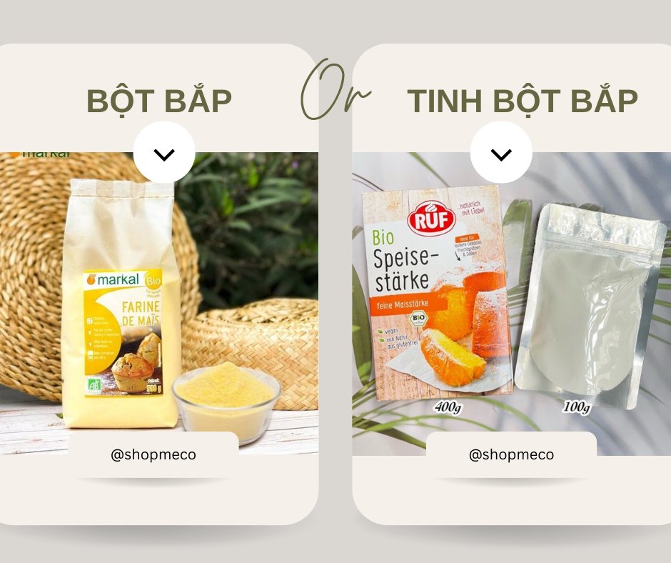 [🆕🇻🇳]  Shop Mẹ Cơ – Trọn bộ ăn dặm cho bé 🧑‍🧒❤️️👶⭐️ 𝐓𝐢𝐧𝐡 𝐛𝐨̣̂𝐭 𝐛𝐚̆́𝐩 𝐤𝐡𝐚́𝐜 𝐯𝐨̛́𝐢 𝐛𝐨̣̂𝐭 𝐛𝐚̆́𝐩 𝐜𝐡𝐨̂̃ 𝐧𝐚̀𝐨
#shopmeco
Về mặt bản chất
– Cả hai loại đều làm từ bắp.
– #Bộtbắp là sản phẩm của quá trình nghiền toà , shares-0✔️ , likes-3❤️️ , date-2024-07-18 21:08:35🇻🇳🇻🇳🇻🇳📰🆕
