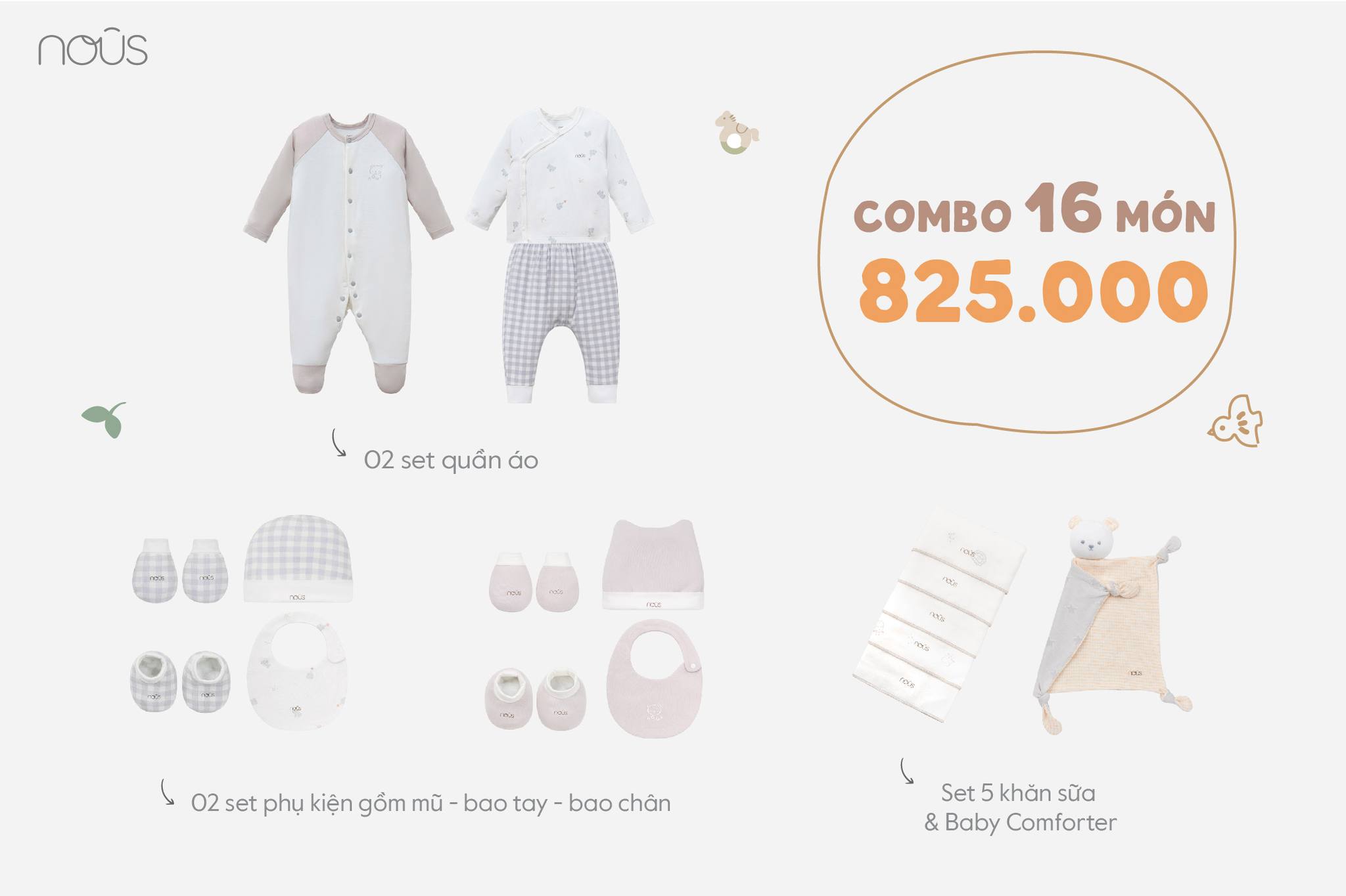 [🆕🇻🇳]  BeBé Kidz – Đồ sơ sinh chính hãng – �Đại lý phân phối Chaang, Punchun, Bu Baby, Hrnee, UalaRogo, La Pomme, Bons99,… 🧑‍🧒❤️️👶⭐️ 𝐁𝐔𝐍𝐃𝐋𝐄 𝐎𝐅 𝐉𝐎𝐘: Mở ra niềm vui, đón bé chào đời!
9 tháng 10 ngày được mẹ ấp ủ, vỗ về, bé yêu đang rất hồi hộp bắt đầu hành trình khám phá thế giới kỳ diệu  , shares-0✔️ , likes-3❤️️ , date-2024-07-18 14:10:04🇻🇳🇻🇳🇻🇳📰🆕