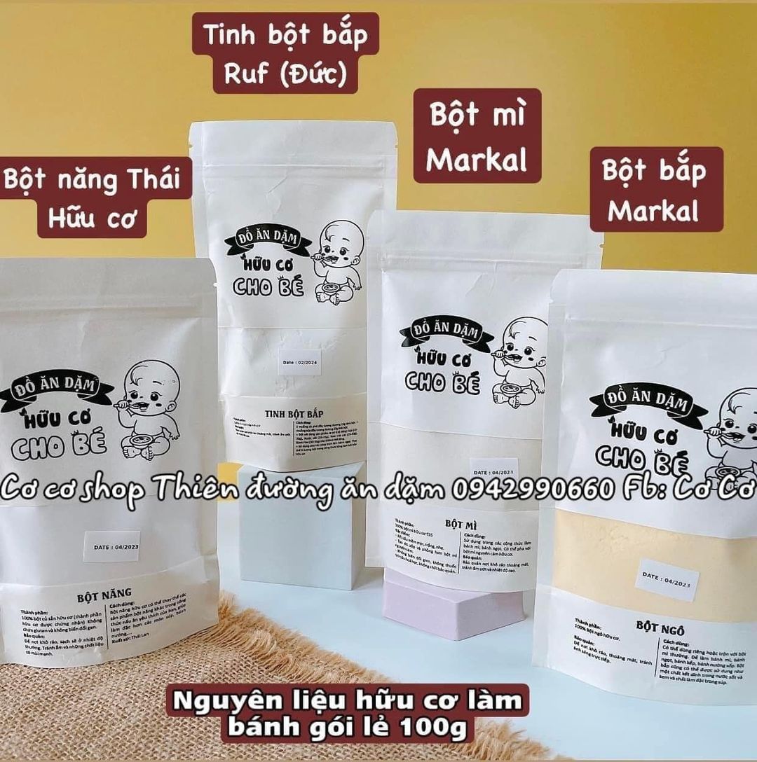 [🆕🇻🇳]  Shop Mẹ Cơ – Trọn bộ ăn dặm cho bé 🧑‍🧒❤️️👶⭐️ Shop Mẹ Cơ có tách lẻ các loại bột hữu cơ để mẹ làm bánh làm chả cho bé tập ăn thô nha• Bột năng: tạo sệt nấu súp, lagu, tạo sệt cho các công thức sốt,  , shares-0✔️ , likes-4❤️️ , date-2024-07-19 22:23:44🇻🇳🇻🇳🇻🇳📰🆕