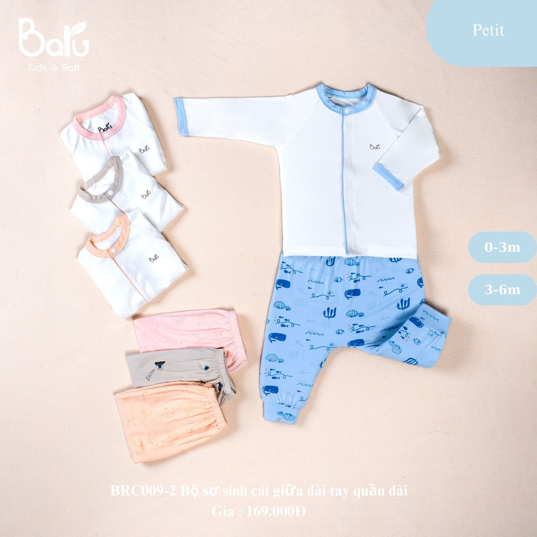 [🆕🇻🇳] Baru baby – Sản phẩm cao cấp dành cho trẻ sơ sinh và trẻ nhỏ. Safe & Soft 😎❤️️⭐️ 𝑵𝙚𝒘𝙗𝒐𝙧𝒏 𝒔𝙚𝒕
Với chất liệu petit, thông thoáng, mềm mượt của sợi cao cấp, an toàn cho làn da non của bé.
Gam màu nhẹ nhàng, hài hòa cùng những họa tiết nhỏ  , shares-0✔️ , likes-1❤️️ , date-2024-07-24 01:42:33🇻🇳🇻🇳🇻🇳📰🆕