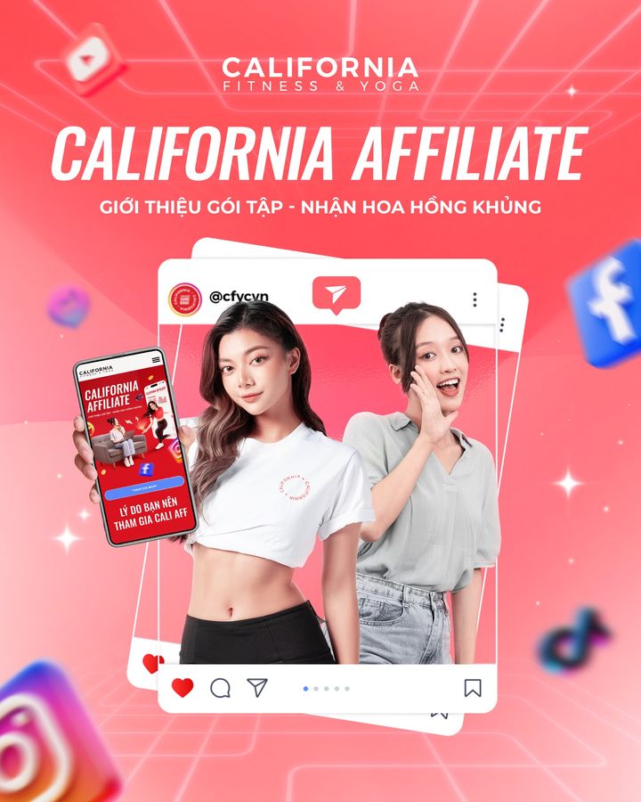 [🚴‍♂️🇻🇳] California Fitness & Yoga Centers Vietnam 🧘‍♀️ Top1Fitness 💪 – ✨CƠ HỘI KIẾM THÊM THU NHẬP VỚI CALIFORNIA AFFILIATE!



Bạn đam mê tập luyện, t …