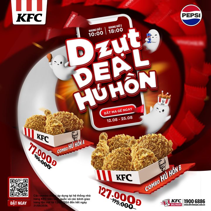 [🍗🇻🇳] KFC Vietnam 🍔Top1Food 🍗 – Úm ba la

Ma Gề hiện ra

Dzựt Deal Hú Hồn



Hú hồn điêu đứng với gần 40.000  …