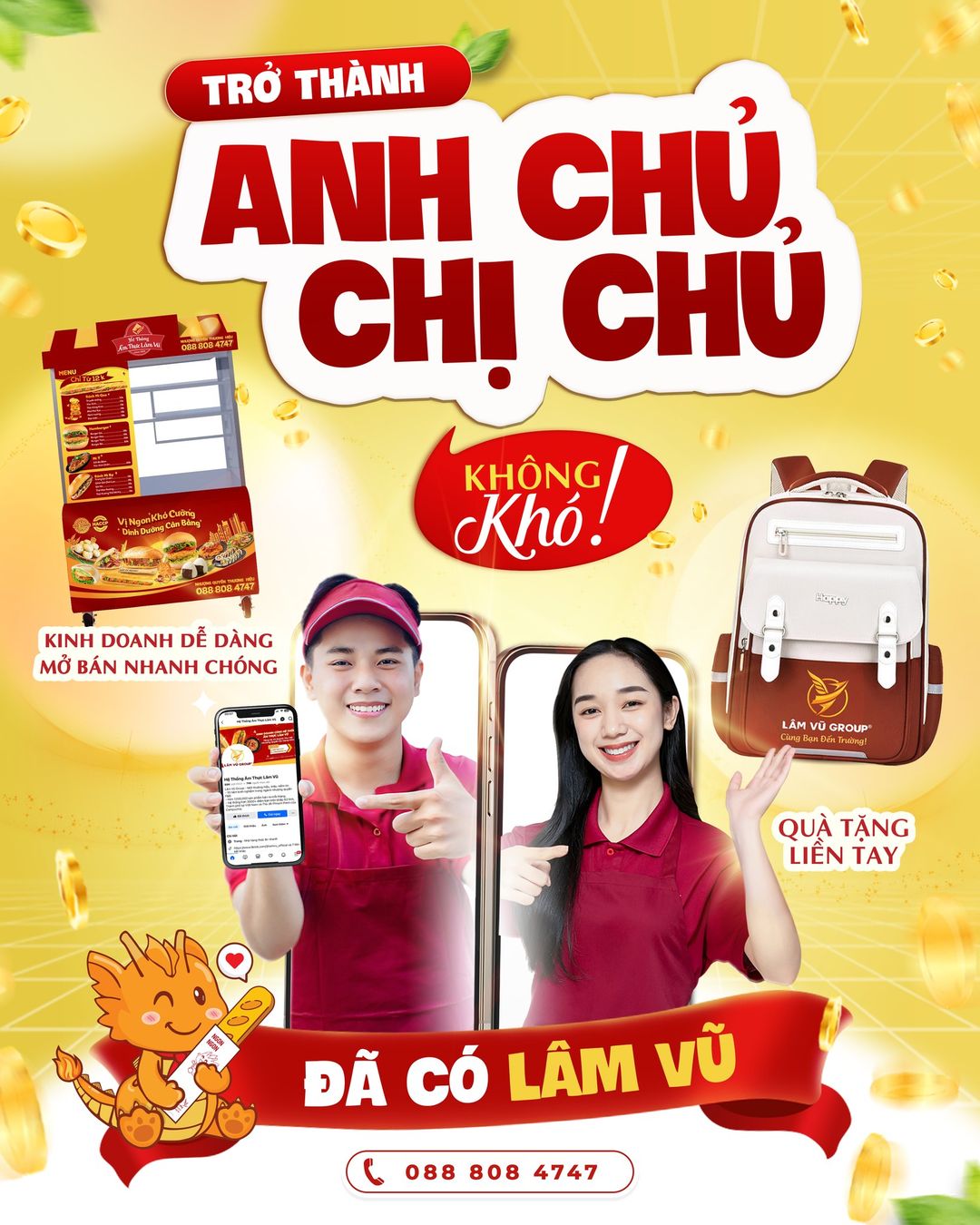 [🆕🇻🇳] Hệ Thống Bánh Mì Lâm Vũ 🍔 Top1Food 🍜 TRỞ THÀNH ANH CHỦ – CHỊ CHỦ KHÔNG KHÓ ĐÃ CÓ LÂM VŨ LO!!!
Nhận ngay 1 Balo cực xịn khi đăng ký mở bán trong mùa khai giảng này! 

Đừng vì áp lực “tiền bạc”  , shares-0✔️ , likes-10❤️️ , date-2024-08-13 14:51:05🇻🇳🇻🇳🇻🇳📰🆕