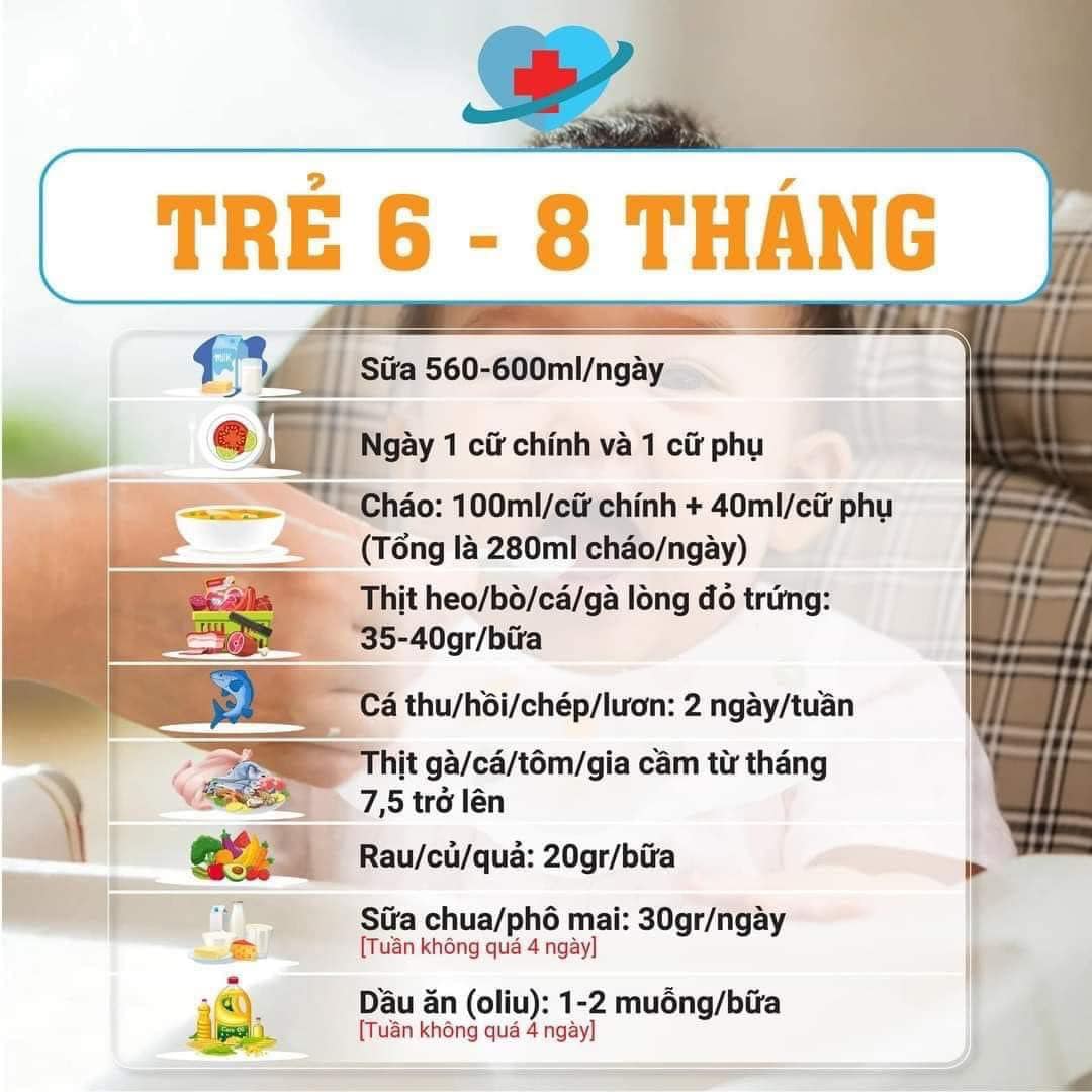 [🆕🇻🇳]  Big Baby Shop – Chuyên bán sỉ và lẻ hàng body suit, sơ sinh, trẻ em 🧑‍🧒❤️️👶⭐️ CHẾ ĐỘ ĂN DẶM CHO TRẺ TỪ 6 ĐẾN 18 THÁNG TUỔI.Liều lượngg mỗi bữa ăn dặm phù hợp theo từng tháng giúp con phátt triển nhanh hơn và khỏee hơn.Con lên 6 t , shares-0✔️ , likes-2❤️️ , date-2024-08-20 22:18:01🇻🇳🇻🇳🇻🇳📰🆕