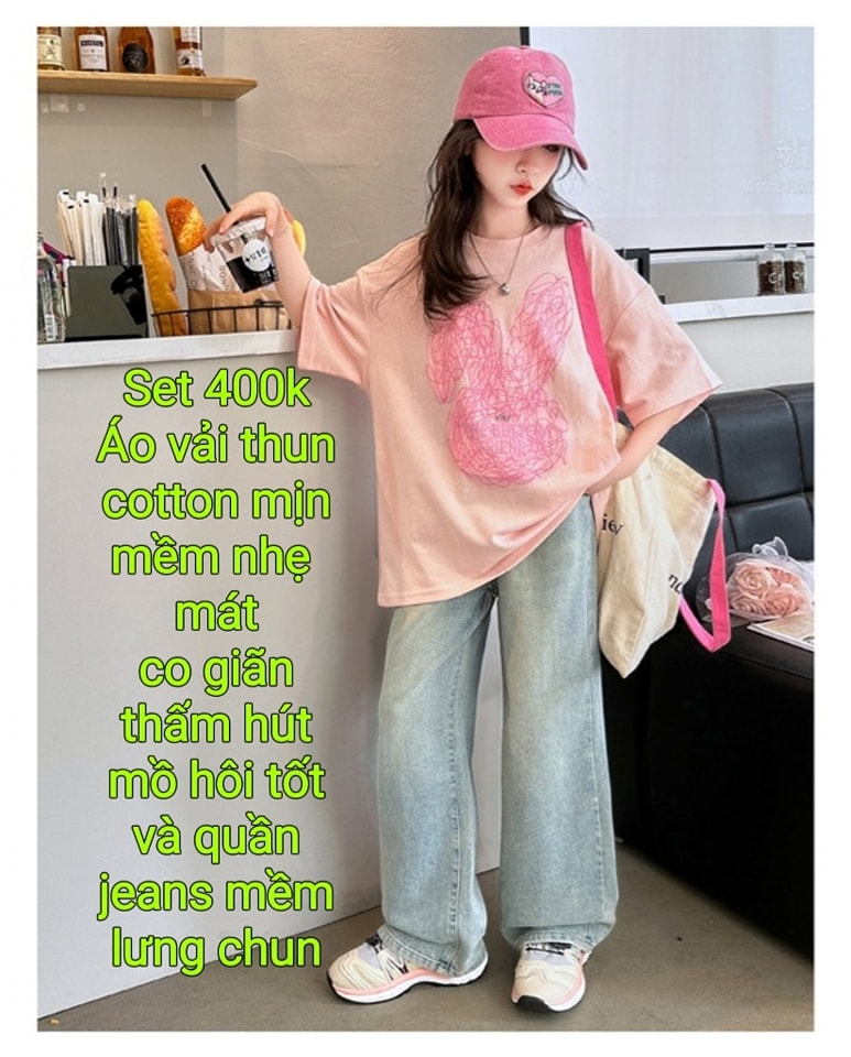 [🆕🇻🇳] Thời trang trẻ em-Sumo shop 🧑‍🧒❤️️👶⭐️ SALE 400k–>370k/set Áo vải thun cotton+ quần jeans giấy mềm mát Còn sz 150 form to gần bằng 160
, shares-0✔️ , likes-5❤️️ , date-2024-08-20 01:41:39🇻🇳🇻🇳🇻🇳📰🆕