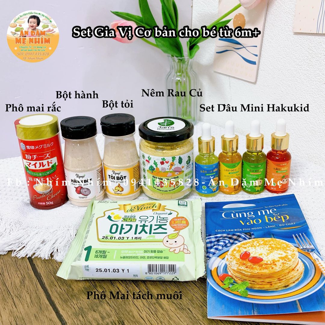[🆕🇻🇳] Nhím Nhím – Ăn Dặm Mẹ Nhím 🧑‍🧒❤️️👶⭐️ Set gia vị cơ bản cho bé từ 6 tháng e về đủ rồi ạ
, shares-0✔️ , likes-24❤️️ , date-2024-08-21 02:21:31🇻🇳🇻🇳🇻🇳📰🆕