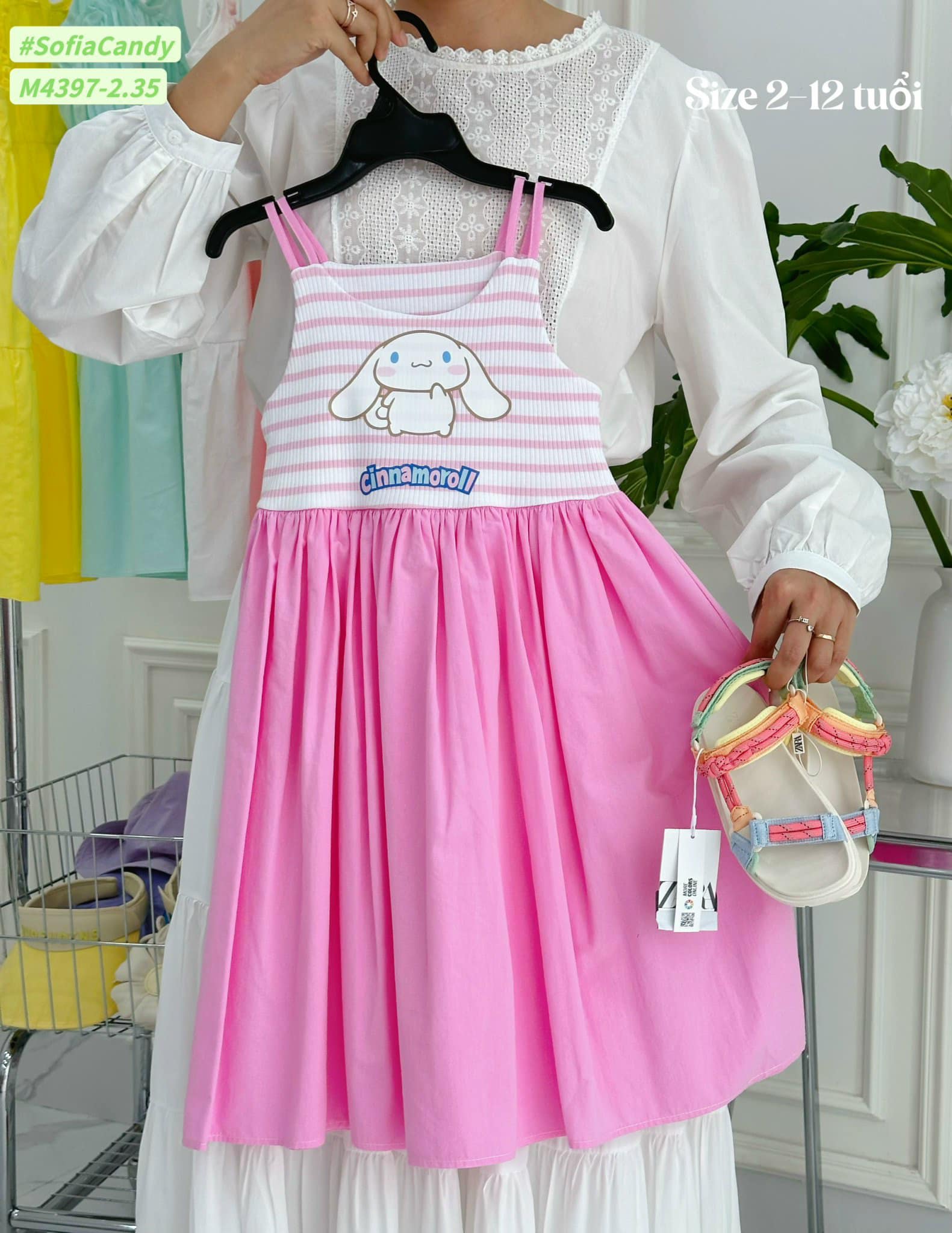 [🆕🇻🇳] Mermaid Kids  (Nàng tiên cá nhỏ)- Thời trang cao cấp cho bé 🧑‍🧒❤️️👶⭐️ CHUYÊN MỤC SALE LẺ SIZE
Tháng 8 rực rỡ
Em hai dây cinnamoroll và Pochaco hot hít
Sale giá đẹp cho mom luôn
Chất bao đẹp sz 2-11/12y
Số lượng có hạn T , shares-0✔️ , likes-1❤️️ , date-2024-08-20 13:06:14🇻🇳🇻🇳🇻🇳📰🆕