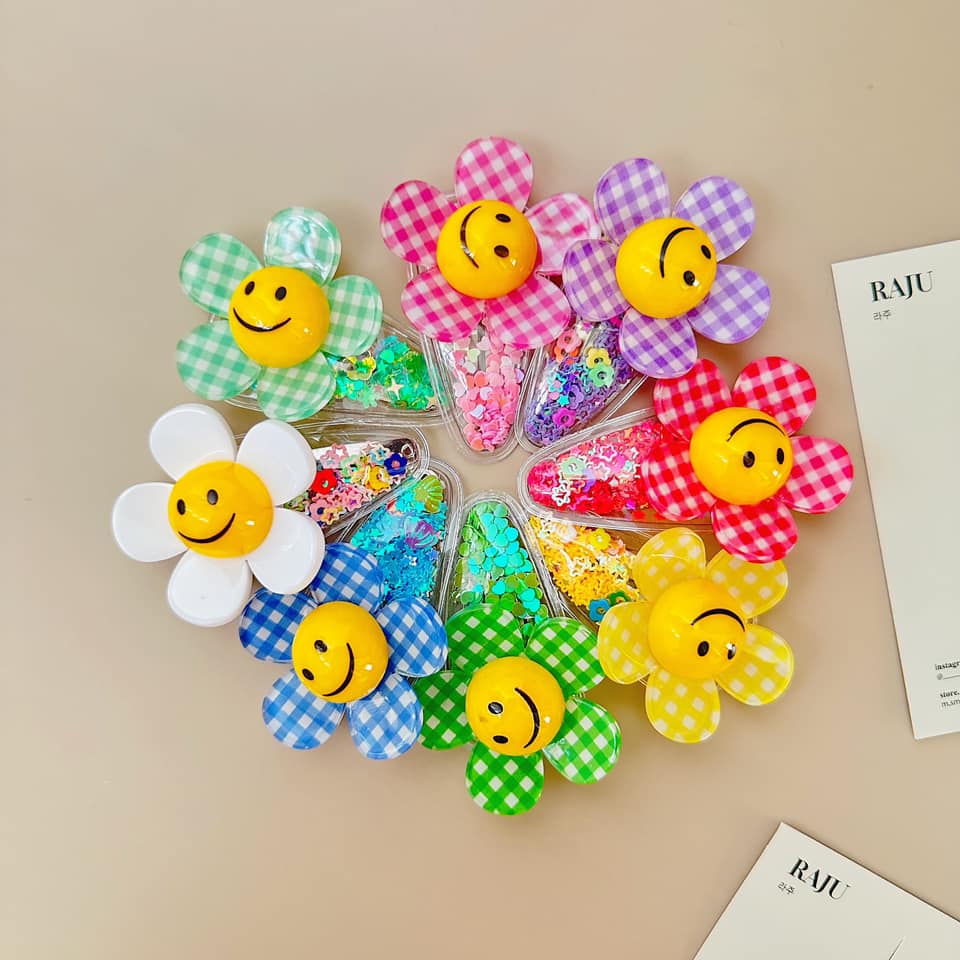 [🆕🇻🇳]  Dear Babi – Tiệm đồ em bé – Phụ kiện xinh xinh 🧑‍🧒❤️️👶⭐️ Kẹp Topping Hoa Mặt Cười MADEINKOREA
Icon siêu to, siêu chắc, bền  Chỉ #59k_cặp ( quá rẻ so với chất lượng )
, shares-0✔️ , likes-0❤️️ , date-2024-08-19 20:47:27🇻🇳🇻🇳🇻🇳📰🆕