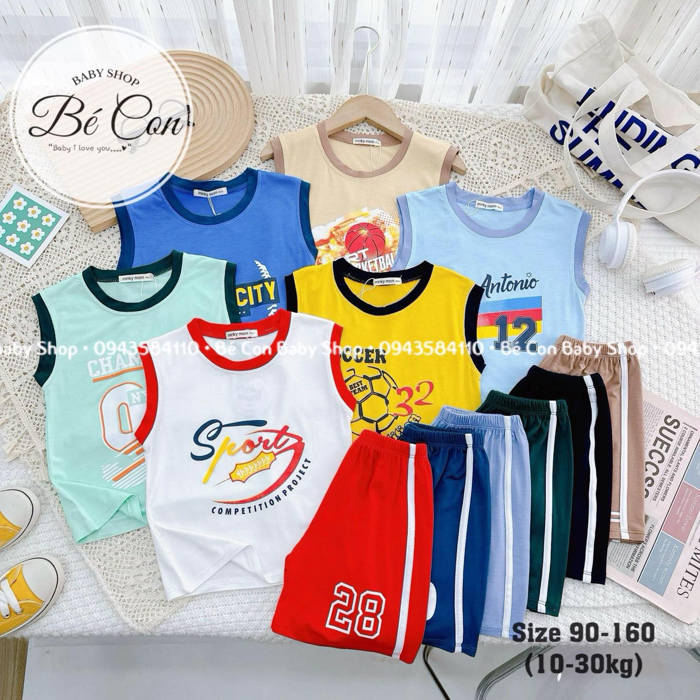 [🆕🇻🇳] BÉ CON Baby Shop – Thời trang trẻ em Sóc Trăng 🧑‍🧒❤️️👶⭐️ Bộ ba lỗ thun lạnh thể thao…vừa mát vừa năng động
Form to bé mặc thoải mái luôn
Size 90-160 (10-32kg)
#79-89k/bộ.   Shop sẵn hàng
, shares-1✔️ , likes-5❤️️ , date-2024-08-20 15:07:31🇻🇳🇻🇳🇻🇳📰🆕