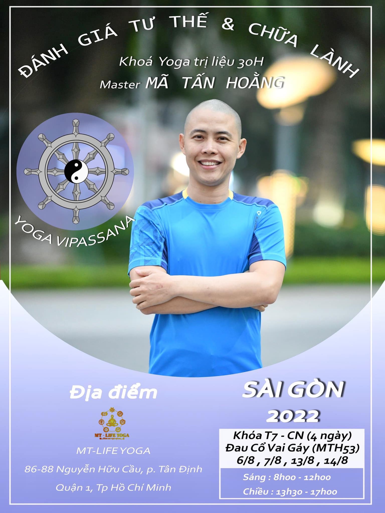 [🆕🇻🇳] Yoga Vipassana – Phòng tập yoga – Yoga Quan Sát Hơi Thở 🧘 Top1Yoga 🤸🏻‍♀️ KHOÁ CVG MTH53 Sài Gòn 
Khoá học MTH53 – CHUYÊN ĐỀ “ĐAU CỔ VAI GÁY” – SÀI GÒN Khoá học được Master Mã Tấn Hoằng trực tiếp đứng lớp và giảng dạy  #Liên_Minh , shares-0✔️ , likes-0❤️️ , date-2022-09-04 00:35:02🇻🇳🇻🇳🇻🇳📰🆕