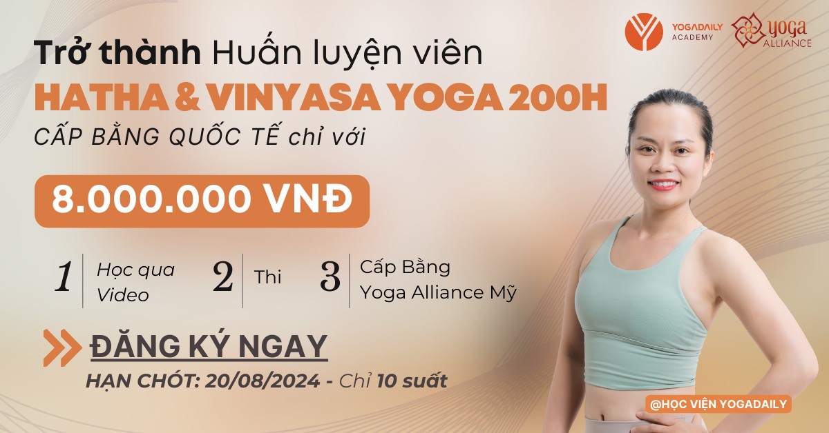 [🆕🇻🇳] Yogadaily – Trung tâm Yoga uy tín tại TPHCM 🧘 Top1Yoga 🧘  TRỞ THÀNH HLV HATHA & VINYASA YOGA 200H chỉ với 8 TRIỆU ĐỒNG 
Chủ động học qua Video theo nhịp độ của bạn với chương trình được chuẩn hóa nhất!

 Bạn muốn , shares-0✔️ , likes-0❤️️ , date-2024-08-02 15:00:21🇻🇳🇻🇳🇻🇳📰🆕