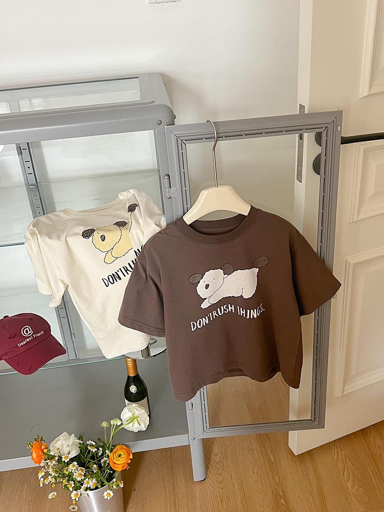 [🆕🇻🇳] Tiệm nhà Min – Shop chuyên quần áo trẻ em hàng QCCC, phong cách Hàn Quốc 😎❤️️⭐️  ÁO THUN HOẠ TIẾT CHÚ CHÓ FORM RỘNG DỄ THƯƠNG
Color: nâu, kem, trắng, xanh
Size: 90-150 #qccc #kidsfashion #koreastyles #quanaotreem
, shares-0✔️ , likes-6❤️️ , date-2024-08-23 17:57:52🇻🇳🇻🇳🇻🇳📰🆕