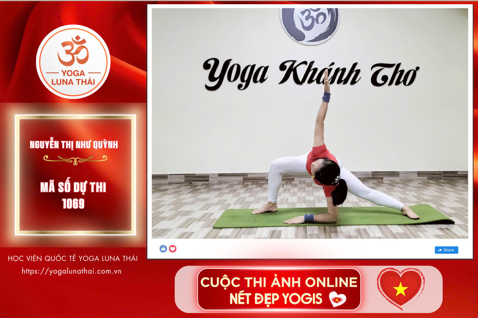 [🆕🇻🇳] NGHIỆN YOGA – Nhóm của Học Viện Quốc Tế Yoga Luna Thái 🧘 Top1Yoga 🤸🏻‍♀️ Chào mừng ngày Quốc Khánh 2/9 cùng Cuộc thi ảnh online NÉT ĐẸP YOGIS 
Chúng tôi luôn tự hào được là 1 mảnh ghép nhỏ trong vạn trái tim của đất nước hình ch , shares-0✔️ , likes-0❤️️ , date-2024-08-29 14:21:25🇻🇳🇻🇳🇻🇳📰🆕