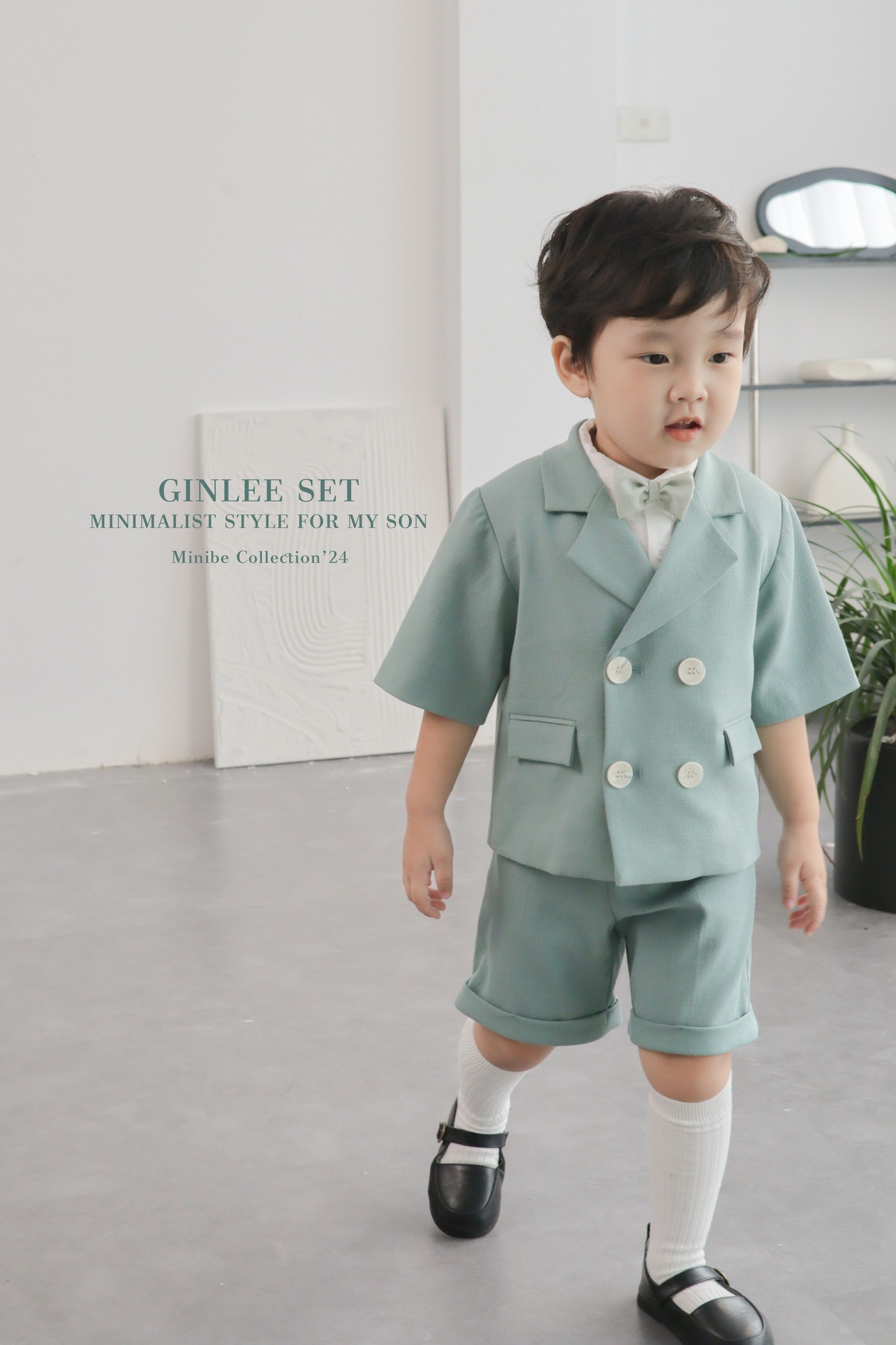 [🆕🇻🇳] Minibe – Đồ trẻ em – 🔜 Belongs to Mangobebé 🧑‍🧒❤️️👶⭐️ 𝐆𝐢𝐧𝐥𝐞𝐞 𝐒𝐞𝐭
Là sự kết hợp hoàn hảo của tone trắng – xanh pastel  mang tới hình ảnh lịch lãm, bảnh bao cho các công tử nhí.
Minibe tặng nơ cổ hoặc cà vạt kh , shares-1✔️ , likes-10❤️️ , date-2024-09-05 02:00:22🇻🇳🇻🇳🇻🇳📰🆕