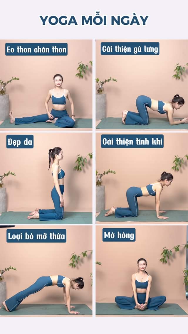 6 động tác Yoga nên tập mỗi ngày để eo thon dáng đẹp cho chị em đây
P/s: Chị em nào muốn săn set tập xinh nhà Livan Sport giống Huyền thì ib Page nha
#H