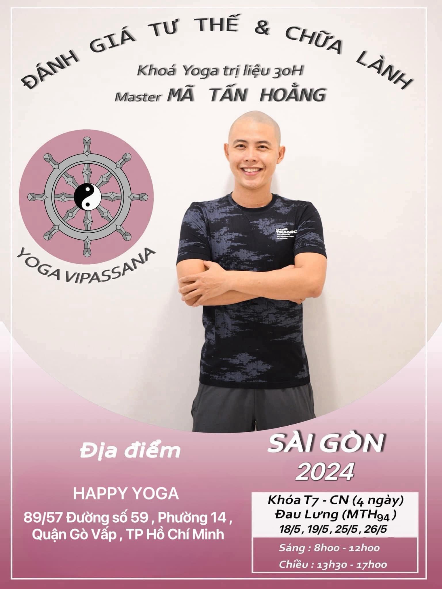 [🆕🇻🇳] Yoga Vipassana – Phòng tập yoga – Yoga Quan Sát Hơi Thở 🧘 Top1Yoga 🤸🏻‍♀️  SÀI GÒN – KHOÁ MTH94 – ĐAU LƯNG

PHƯƠNG PHÁP “TRẢI MẠC CƠ – MTH” KẾT HỢP CÙNG TẬP LUYỆN & THAY ĐỔI TƯ THẾ SINH HOẠT 

Khoá học dành cho tất cả mọi người – , shares-1✔️ , likes-86❤️️ , date-2024-05-01 20:48:52🇻🇳🇻🇳🇻🇳📰🆕