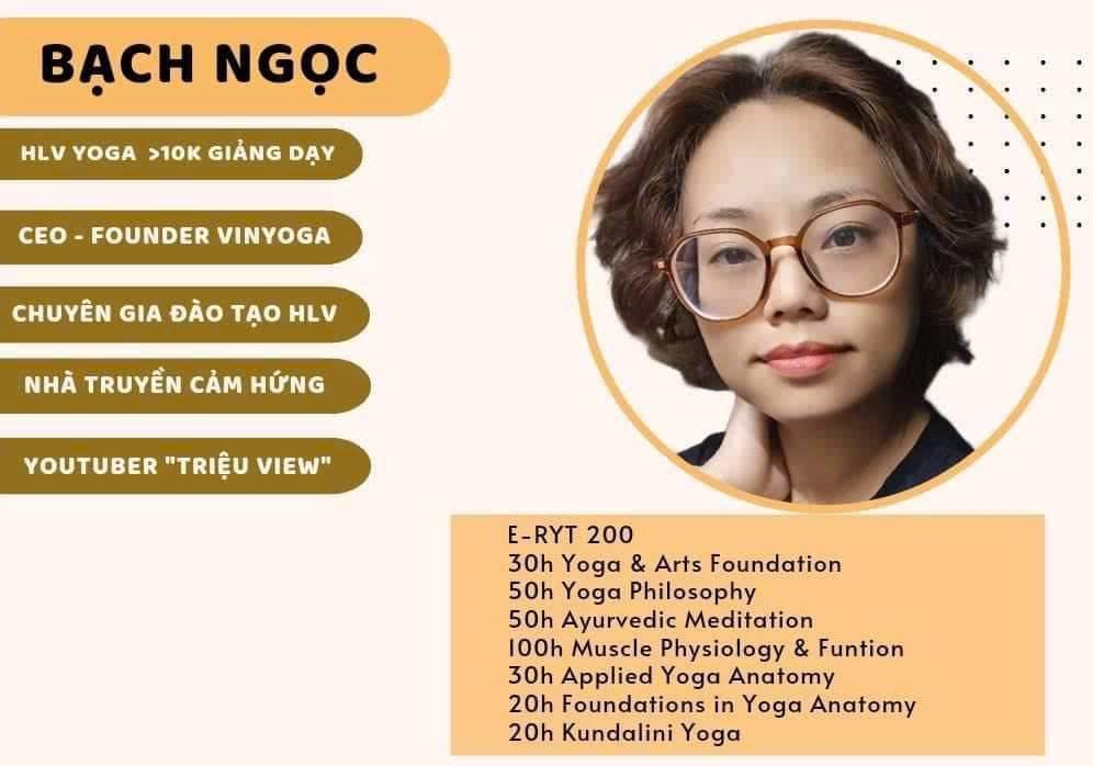 HOT
Quà tặng Tháng 10 - Trải nghiệm 01 buổi chuyên đề Giải phẫu Yoga với GV. Trần Bạch Ngọc từ 19h30 đến 21h00
Thứ 7, 05/10/2024.
Chương trình không t