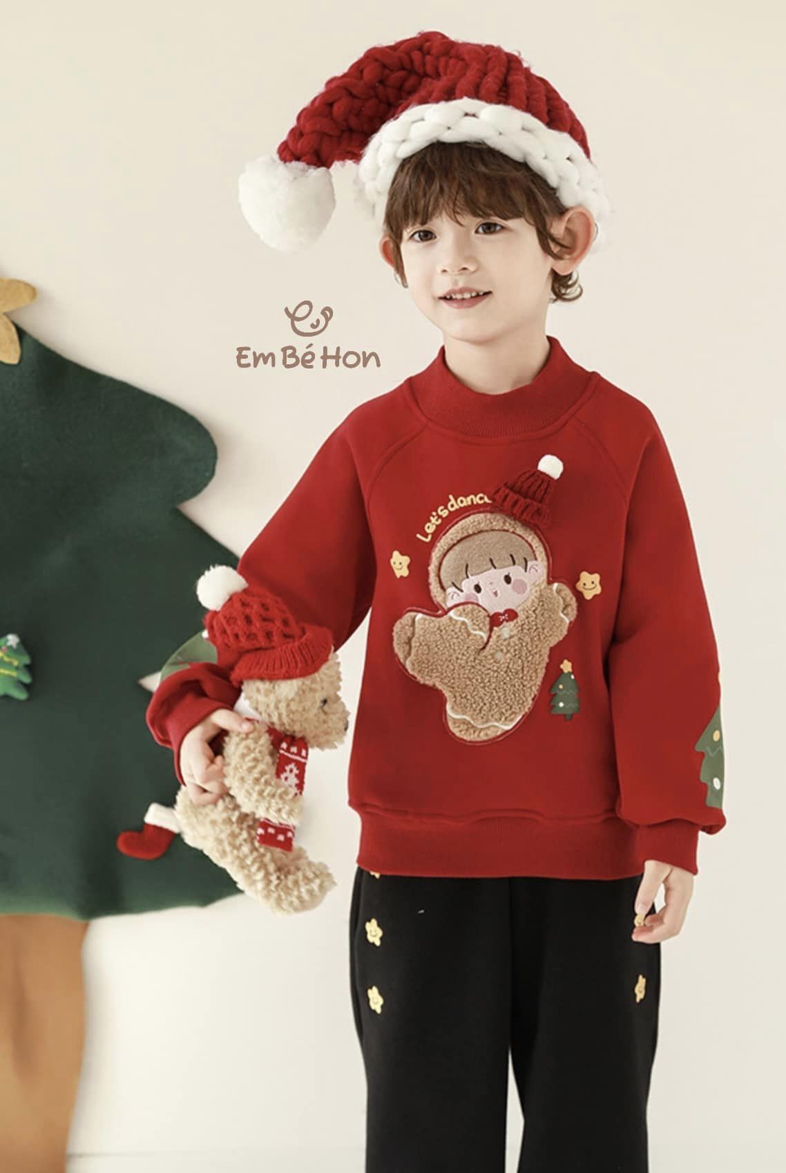#ORDER Năm nay đồ noel xuất sắc quá ạ, EM BÉ HON đã chốt cái đỏ cho #embehon lun òii, còn các bé chọn màu nào nèer Size 80-140 (9-35kg) ạ Facebook: Em B