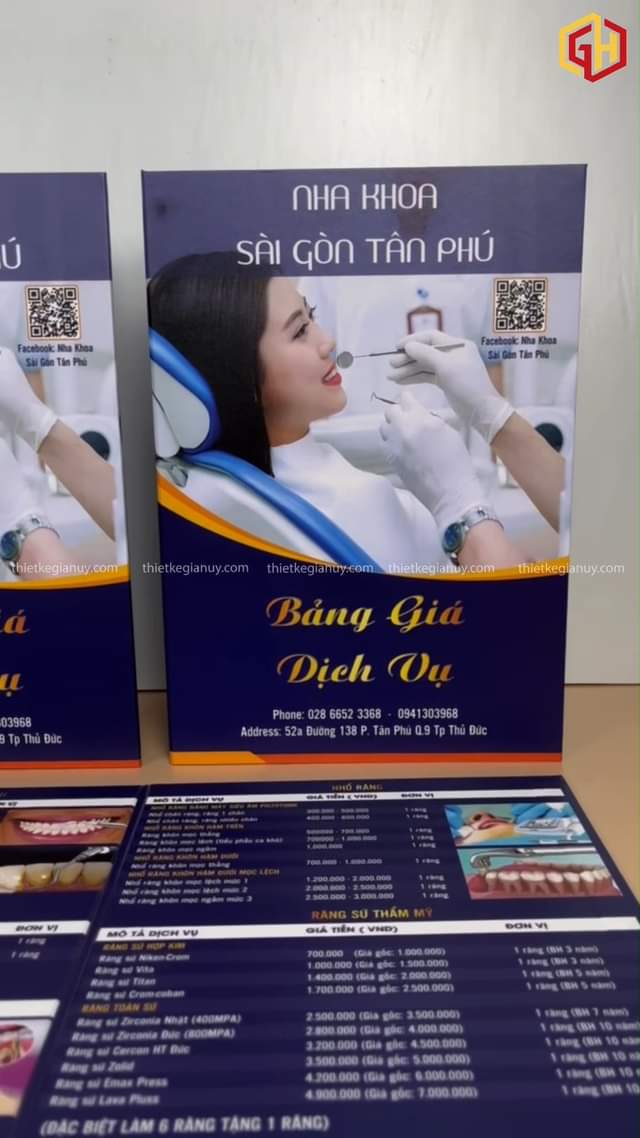 MENU NHA KHOA SÀI GÒN TÂN PHÚ
Quy cách bìa cứng gập đôi
Kích thước khổ A4
#inmenu #thietkemenunhakhoa #menunhakhoa #nhakhoathammy #inanthietke
#thietk