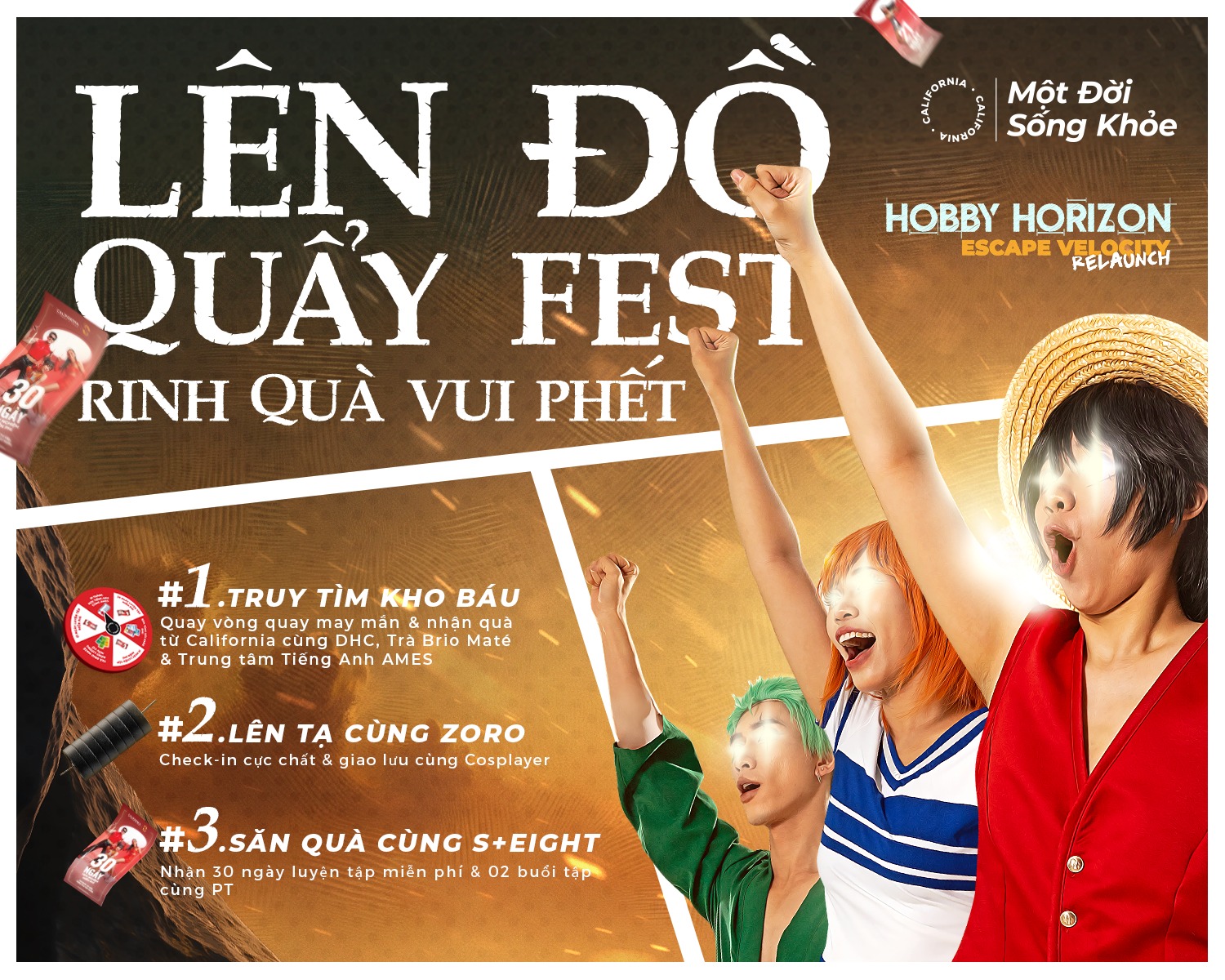 [🆕🇻🇳] California Fitness & Yoga Centers Vietnam 🏋️ Top1Gym 💪 LÊN ĐỒ QUẨY FEST – RINH QUÀ VUI PHẾT   
~Ây daaa chỉ còn chưa đến 24 tiếng nữa là California được gặp các bạn tại Hobby Horizon 2024 rồi  Trước thềm sự kiệ , shares-2✔️ , likes-68❤️️ , date-2024-11-01 16:00:26🇻🇳🇻🇳🇻🇳📰🆕