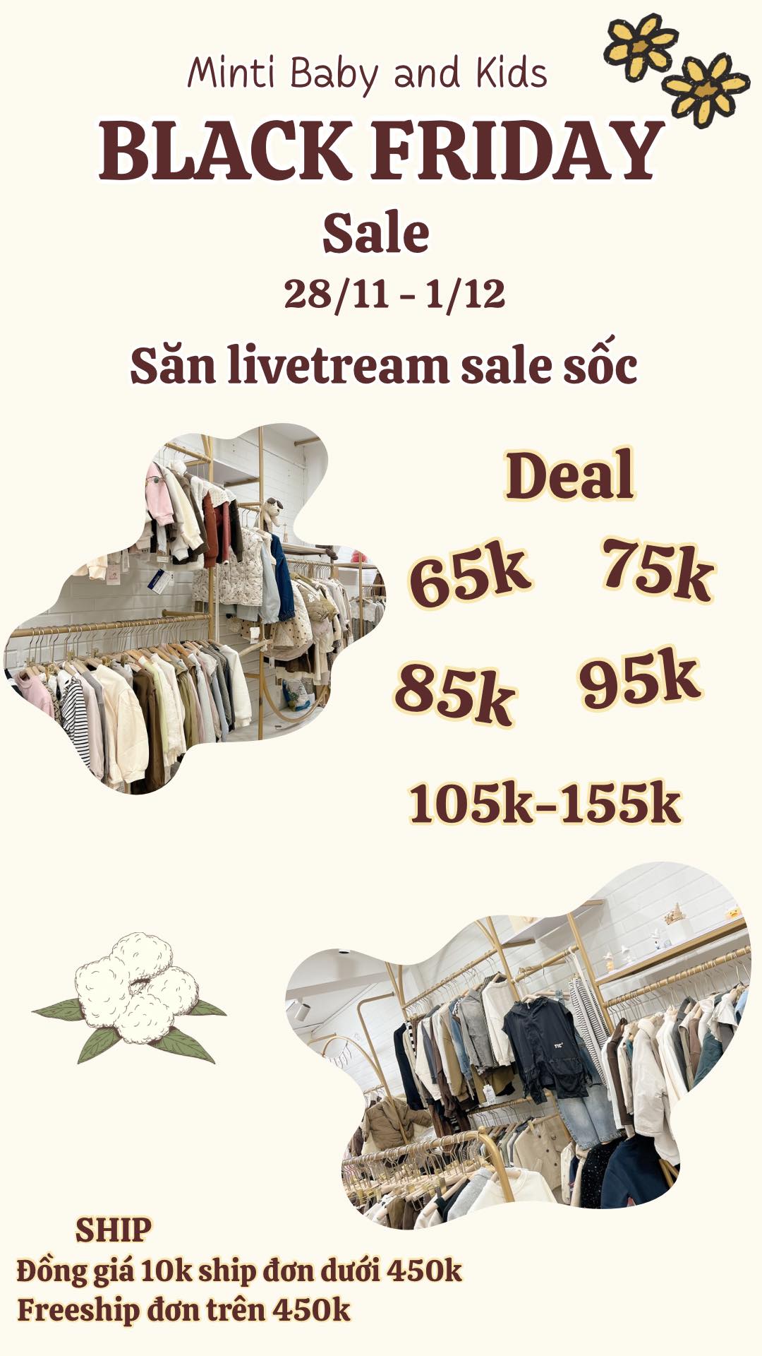 [🆕🇻🇳] Minti Baby and Kids – Korean style – chuyên các sản phẩm QCCC dòng style Hàn/xuất Hàn 🧑‍🧒❤️️👶⭐️ Khung giờ live 29/11 lúc 19h30 các bác uiii
Chúng ta lại có hẹn với nhau rùi các bác uiii. Sau ngày dài ở ẩn, nay Minti lại ngoi lên sale tụt quần cho các  , shares-1✔️ , likes-31❤️️ , date-2024-11-28 22:53:30🇻🇳🇻🇳🇻🇳📰🆕